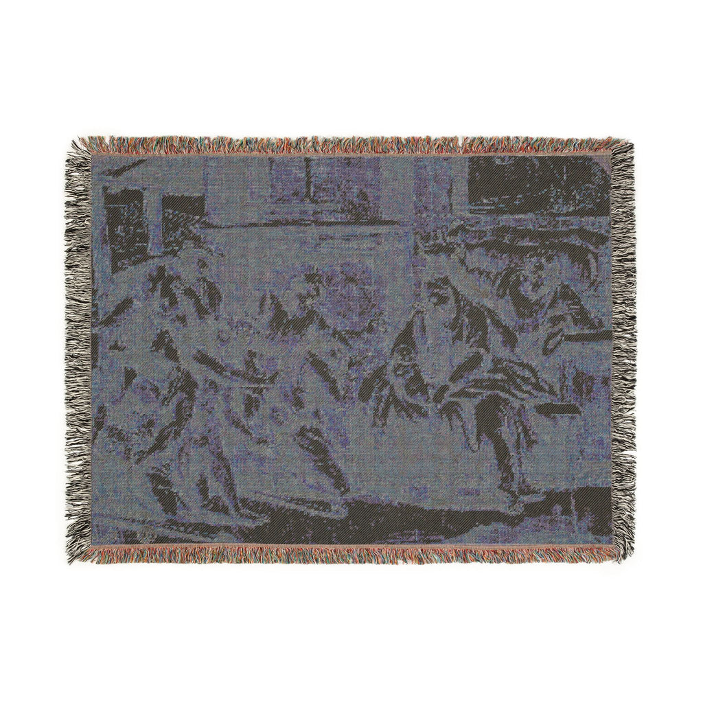 Nicolas Poussin - Adoration of the Shepherds | Woven Tapestry Blanket