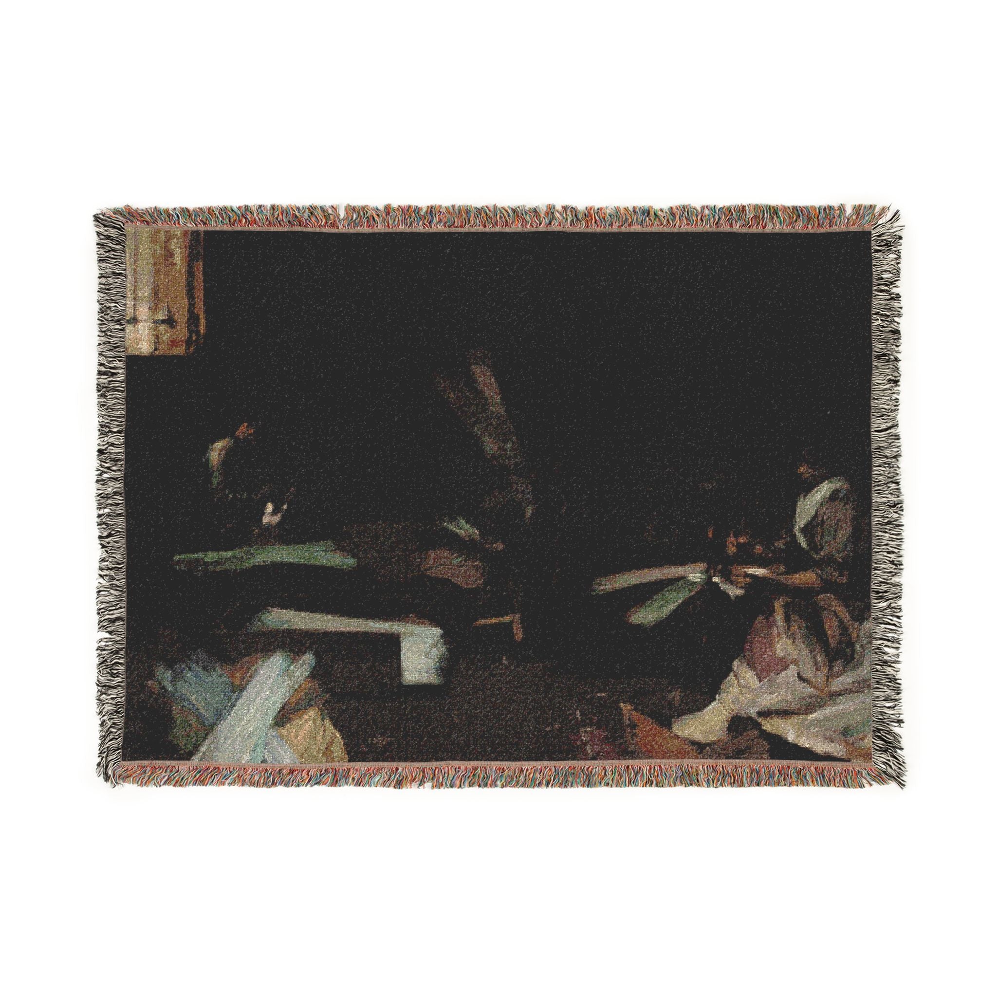 John Singer Sargent - Venetian Glass Workers | Woven Tapestry Blanket