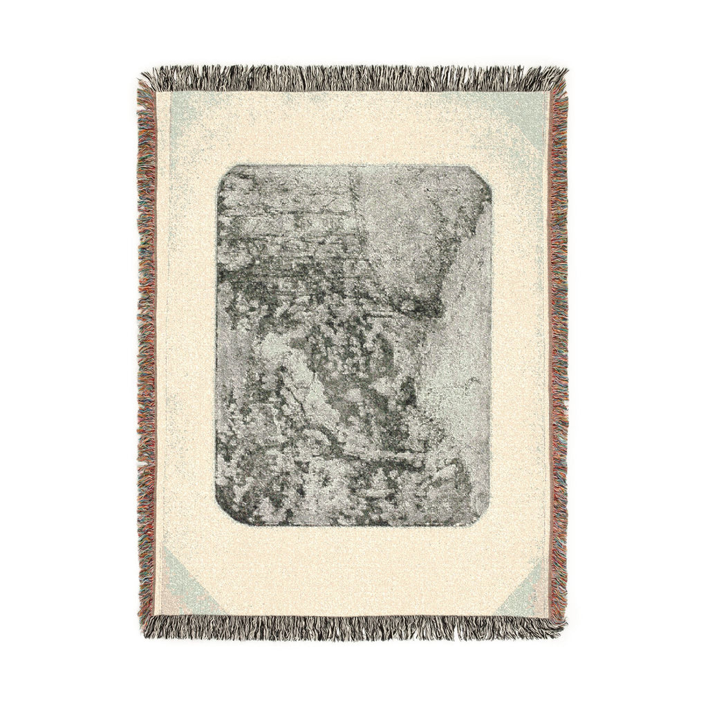Camille Pissarro - Wooded Lane at Pontoise | Woven Tapestry Blanket