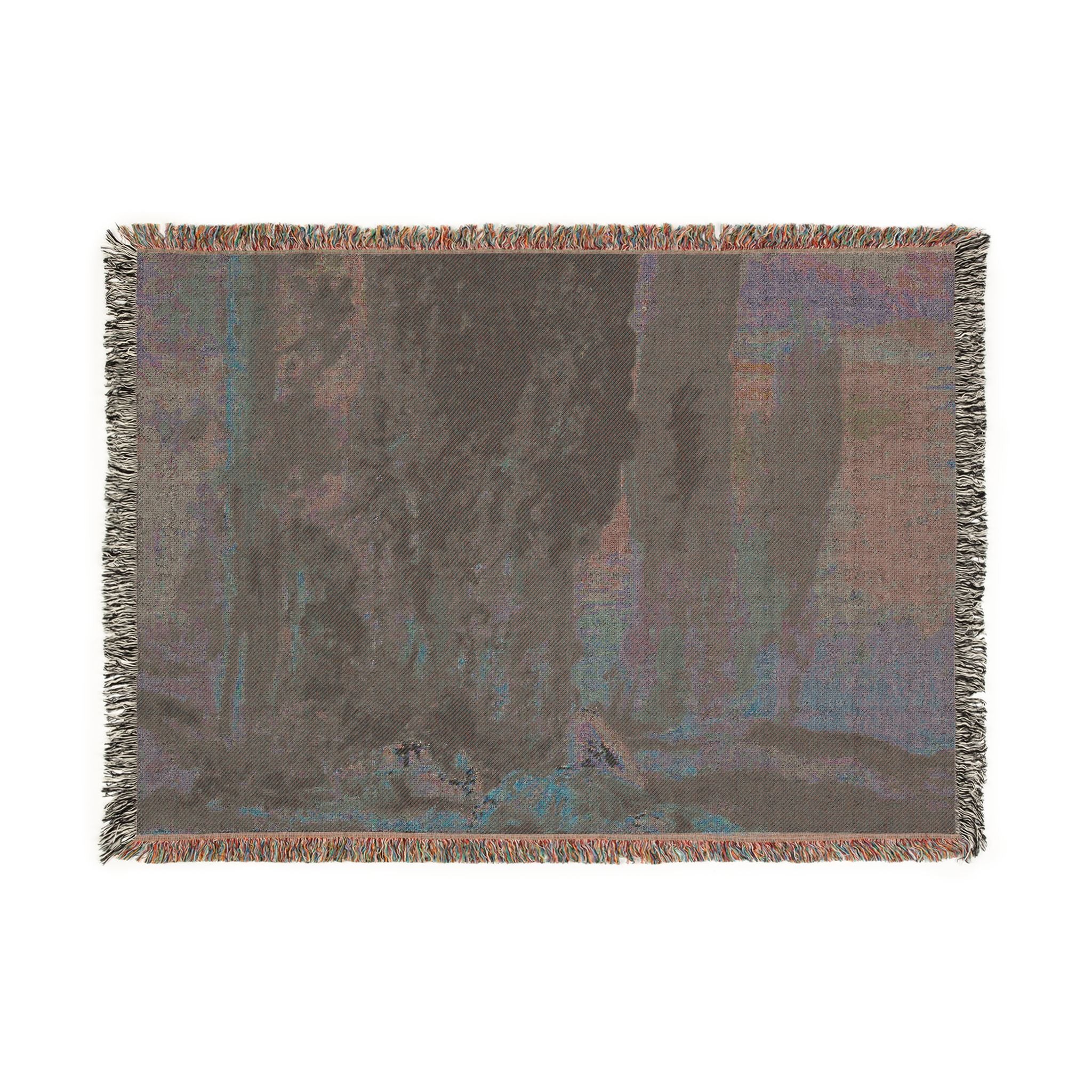 John Singer Sargent - Under the Cypress Trees at Corfu | Woven Tapestry Blanket