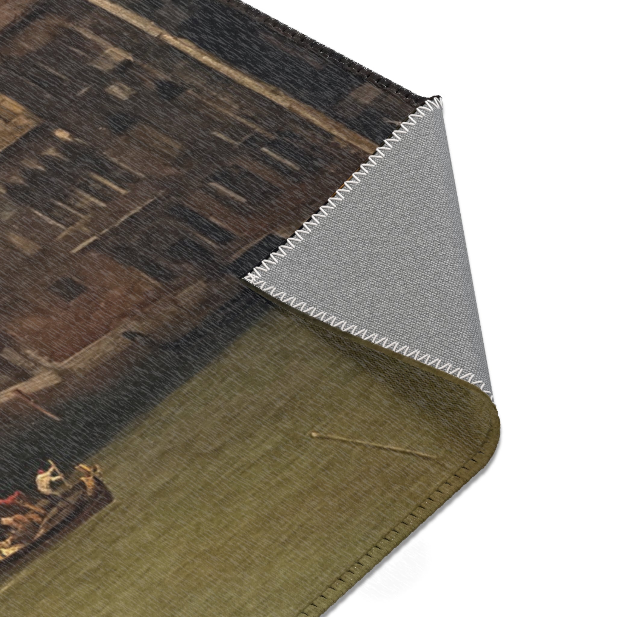 Ca' Rezzonico - Canal Grande da Palazzo Balbi a Rialto C.1722 - Canaletto | Area Rug
