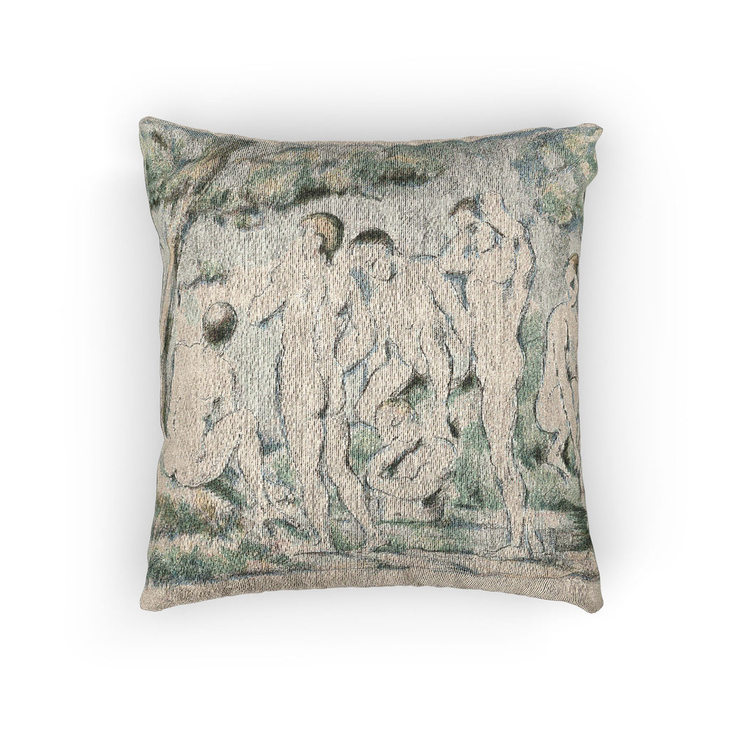 Paul Cezanne - Small Bathers | Woven Pillow