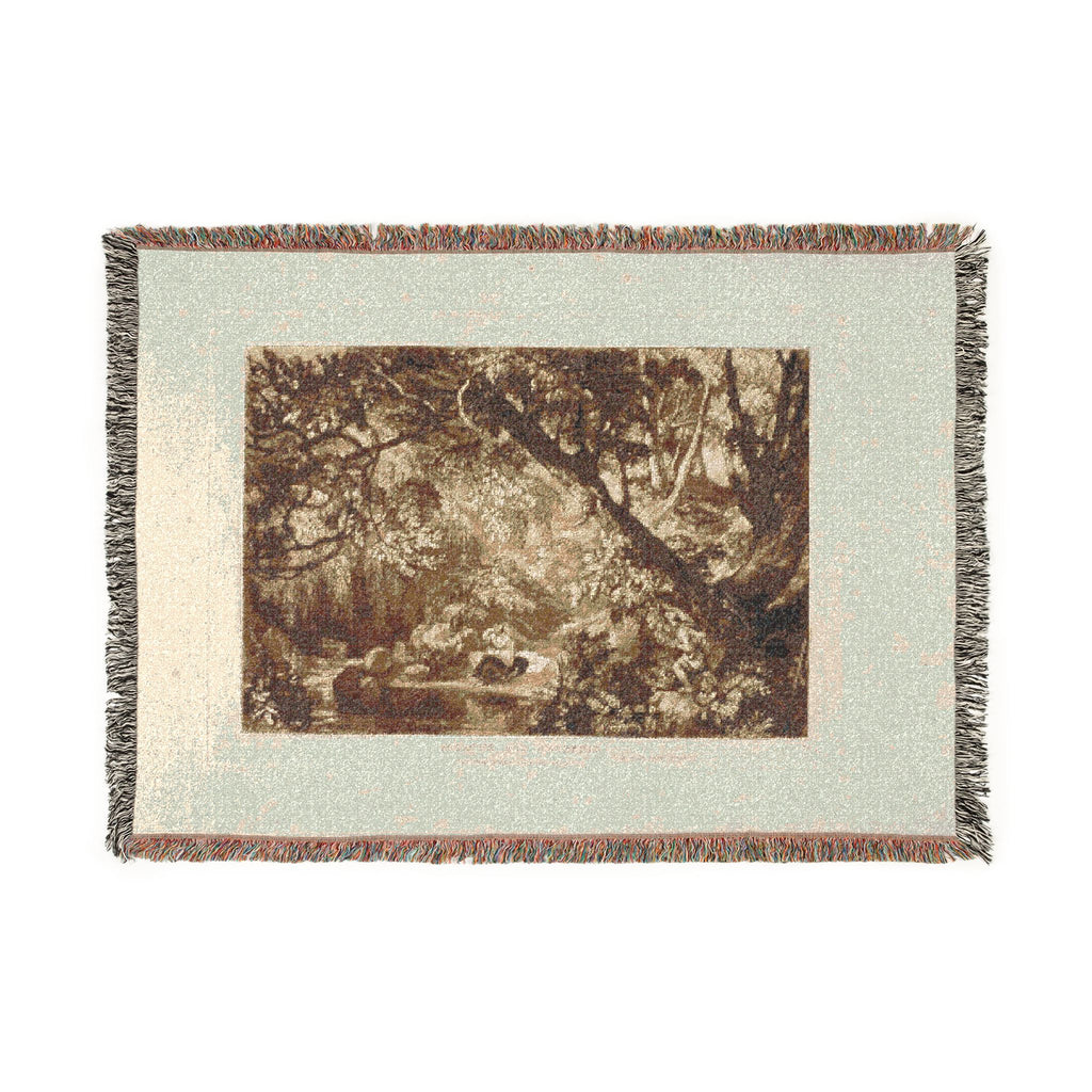 Joseph Mallord William Turner - Aesacus and Hesperie, plate 66 from Liber Studiorum | Woven Tapestry Blanket