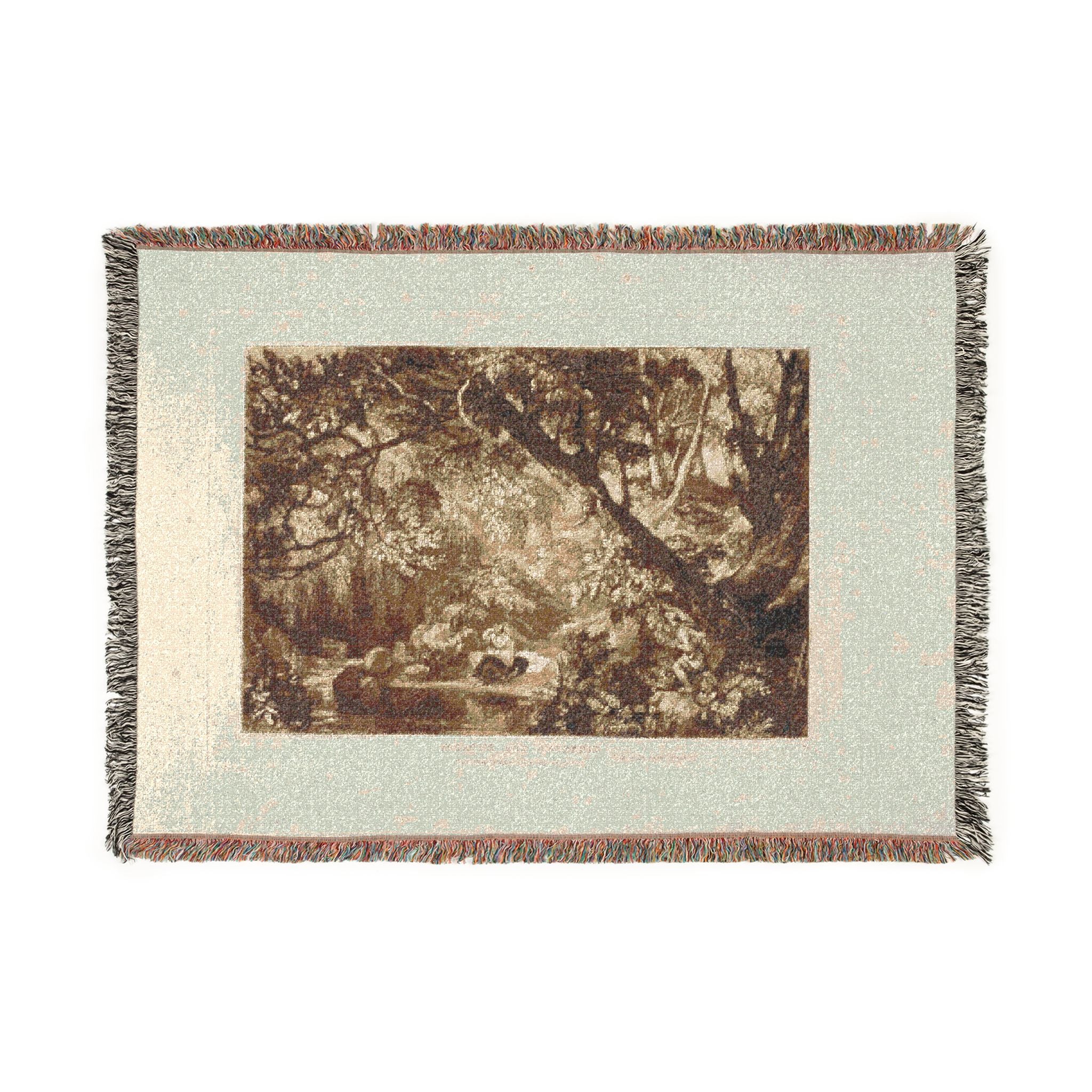 Joseph Mallord William Turner - Aesacus and Hesperie, plate 66 from Liber Studiorum | Woven Tapestry Blanket