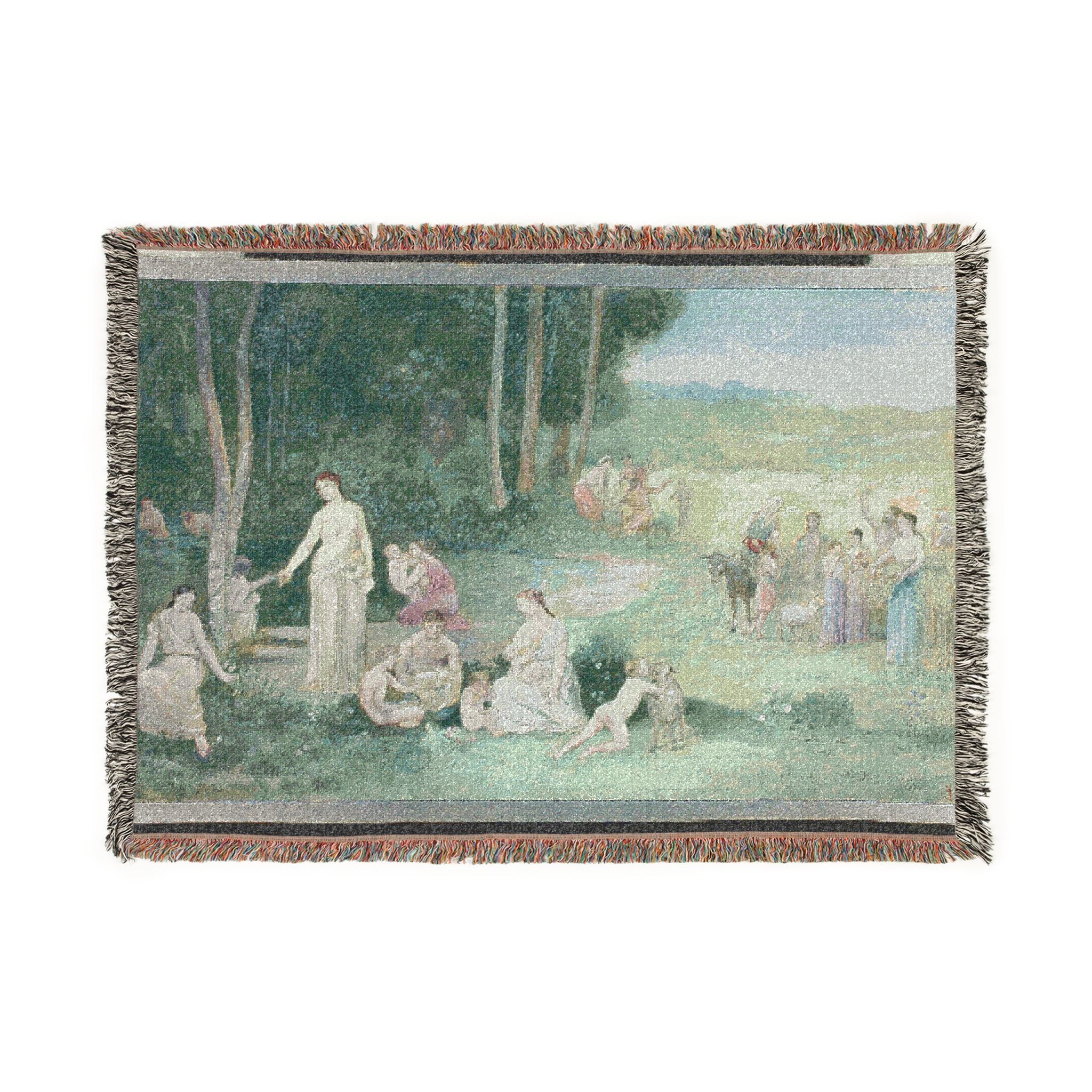 Pierre Puvis de Chavannes - Summer | Woven Tapestry Blanket