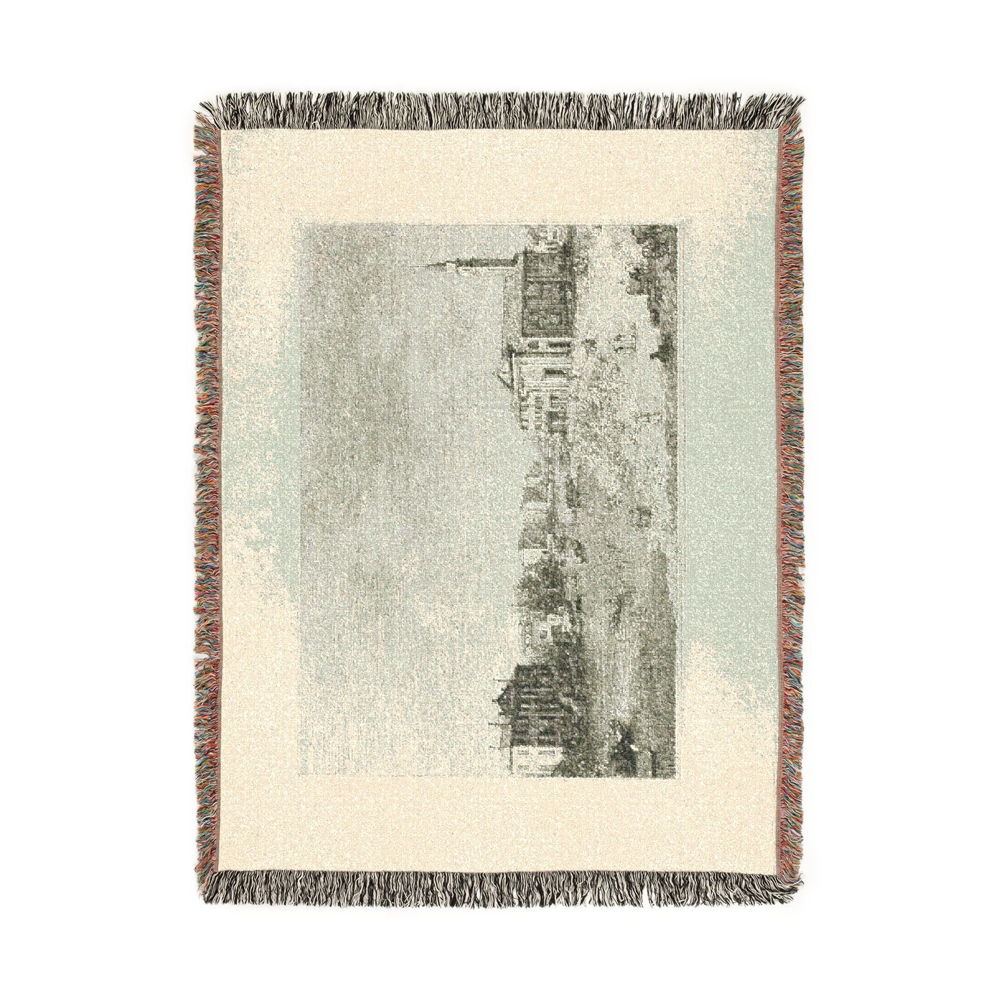 Canaletto - Al Dolo, from Vedute | Woven Tapestry Blanket
