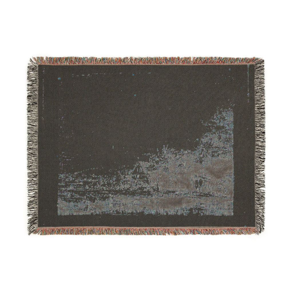 Rembrandt van Rijn - Landscape with a Cow Drinking | Woven Tapestry Blanket