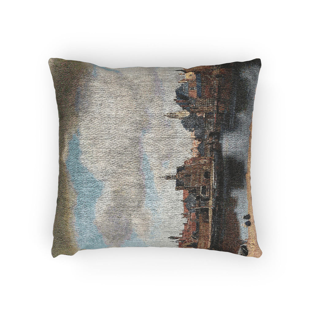 View of Delft, by Johannes Vermeer | Woven Pillow