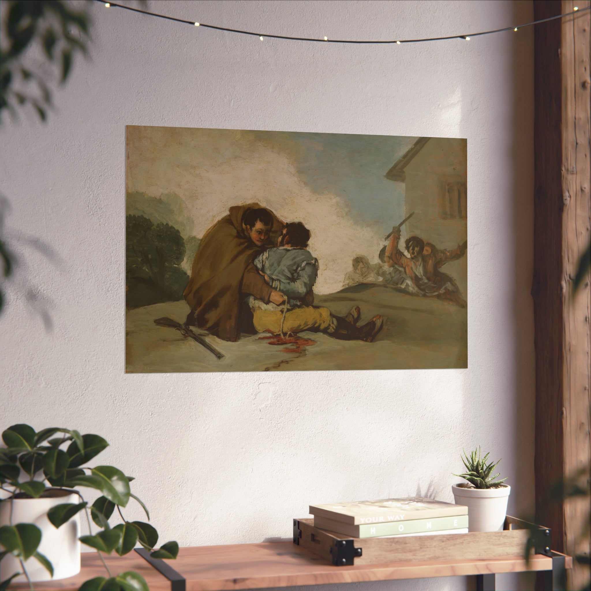 Francisco José de Goya y Lucientes - Friar Pedro Binds El Maragato with a Rope | Fine Art Poster