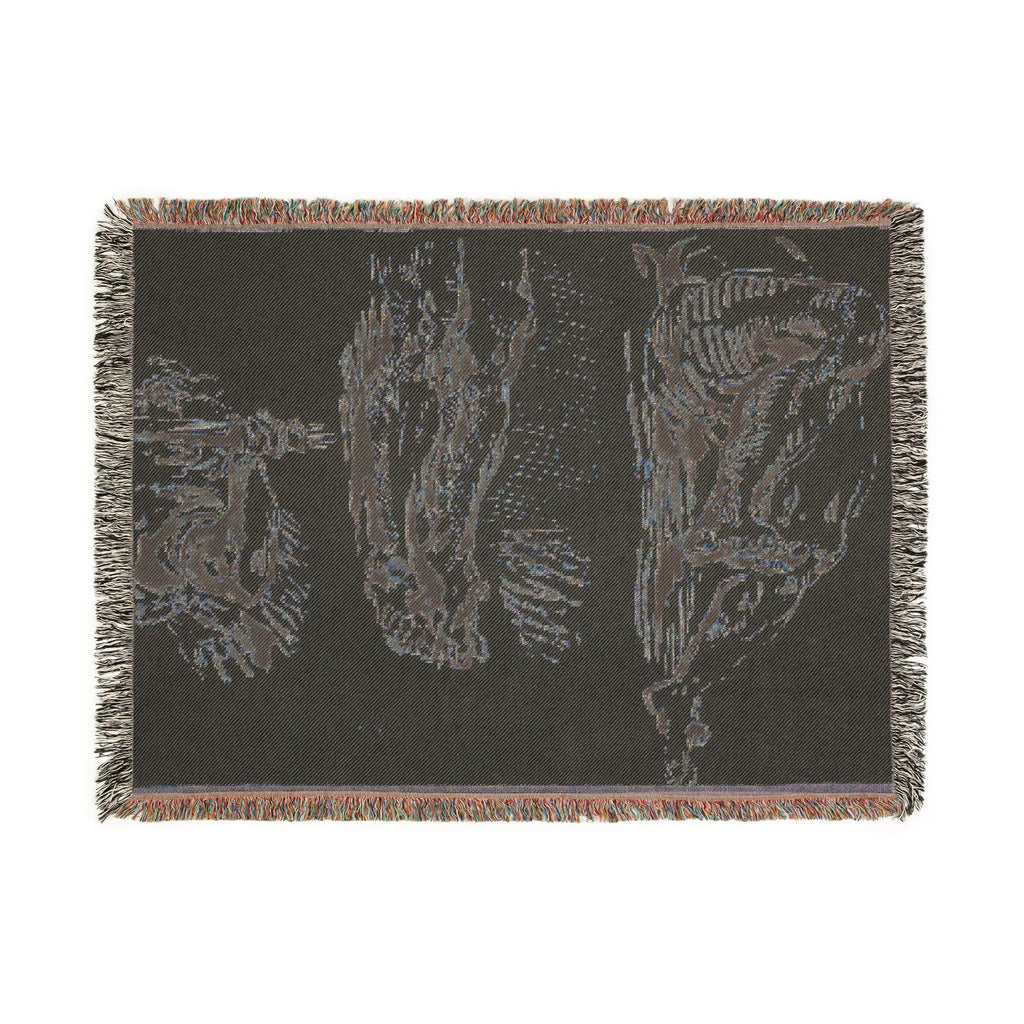Eugène Delacroix - Study of Arms and Legs of Christ Crucified | Woven Tapestry Blanket