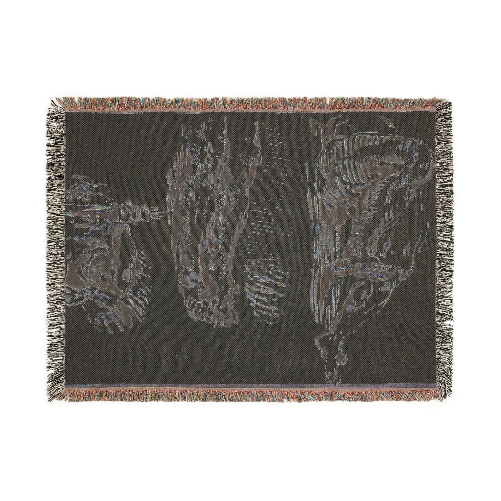 Eugène Delacroix - Study of Arms and Legs of Christ Crucified | Woven Tapestry Blanket