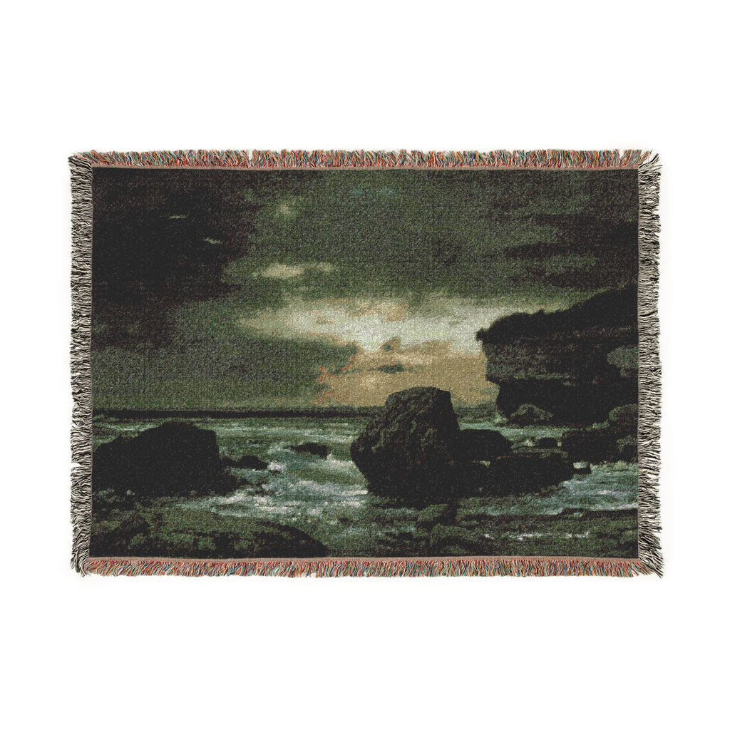 George Inness - A Marine | Woven Tapestry Blanket