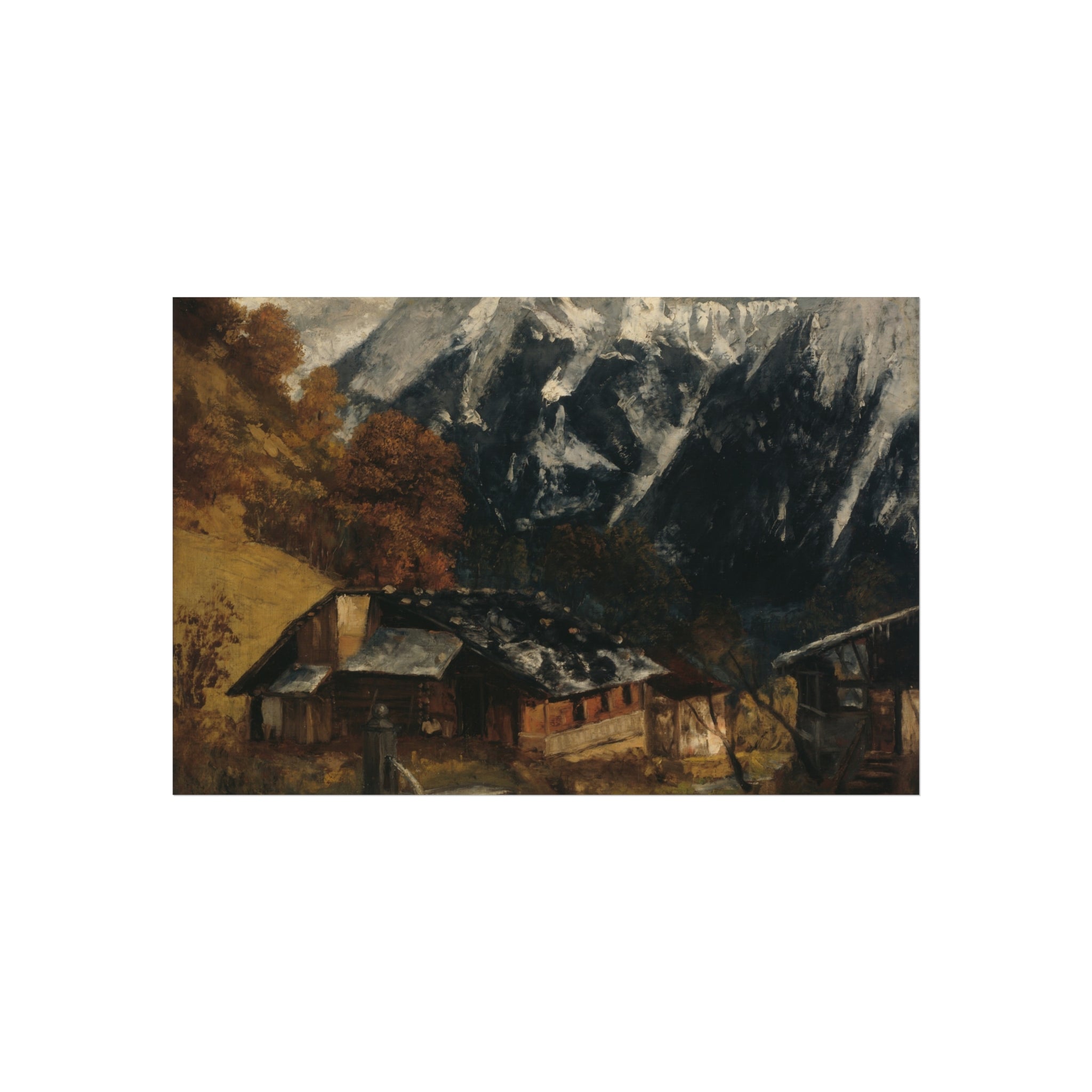 Gustave Courbet - An Alpine Scene | Fine Art Poster