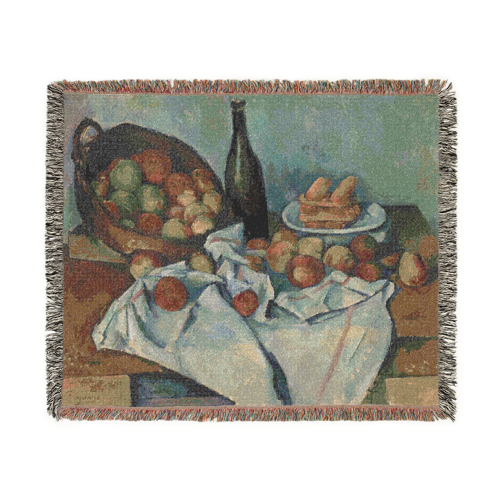 Paul Cezanne - The Basket of Apples | Woven Tapestry Blanket