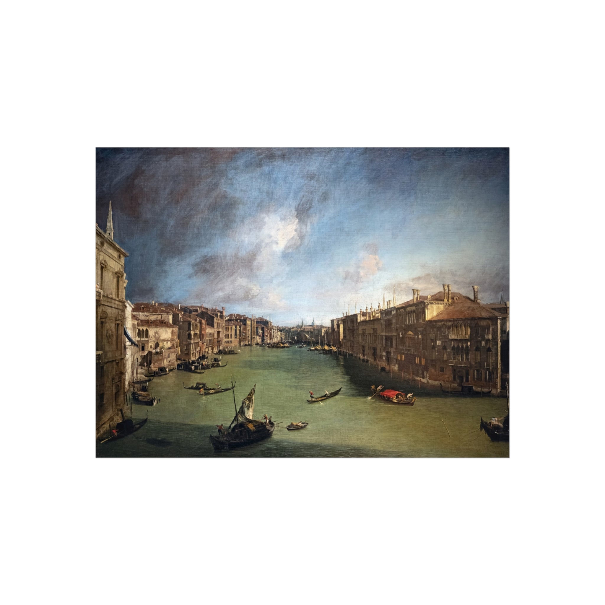 Ca' Rezzonico - Canal Grande da Palazzo Balbi a Rialto C.1722 - Canaletto | Fine Art Poster