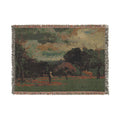 George Inness - Harvest, Montclair, New Jersey | Woven Tapestry Blanket