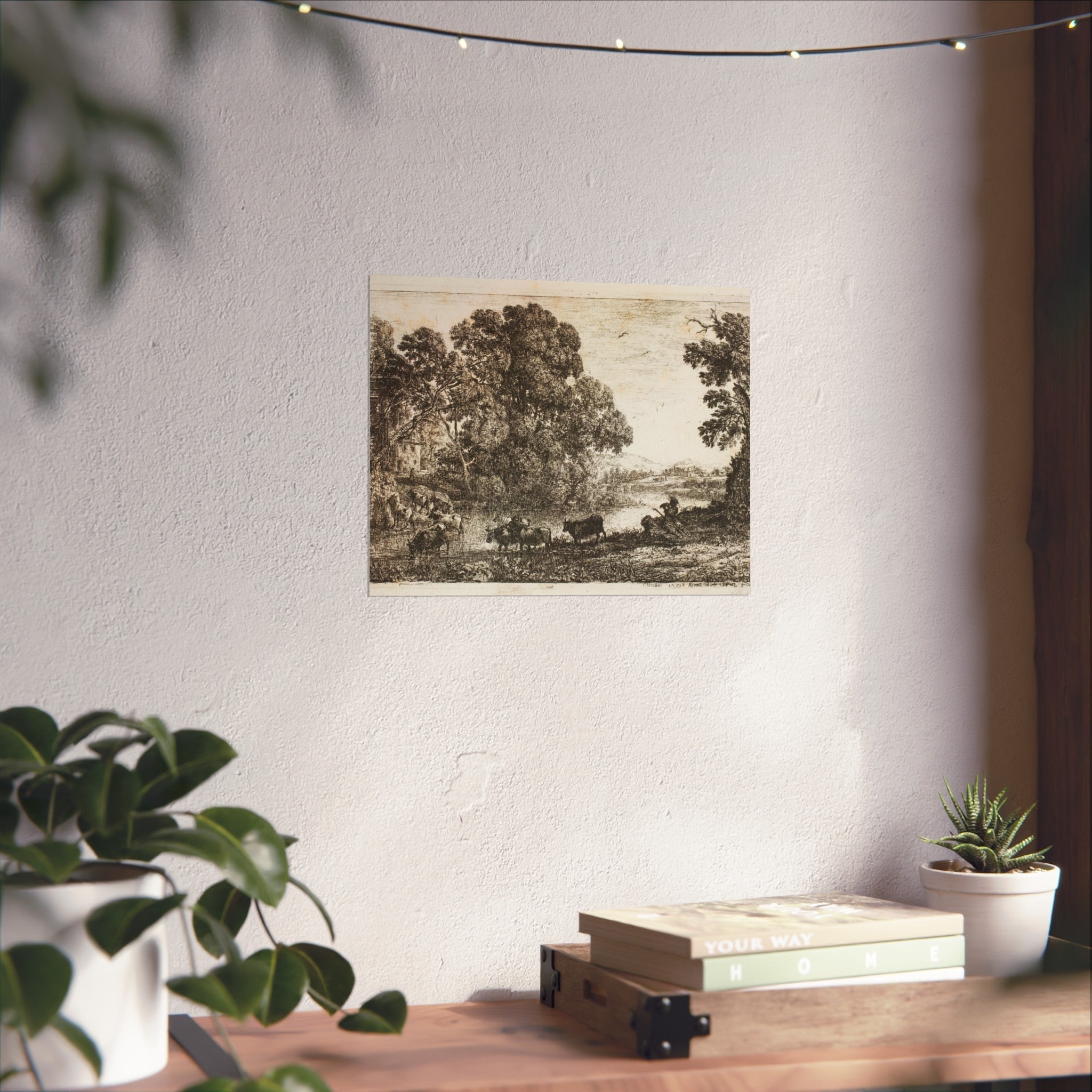 Claude Lorrain - The Cowherd | Fine Art Poster