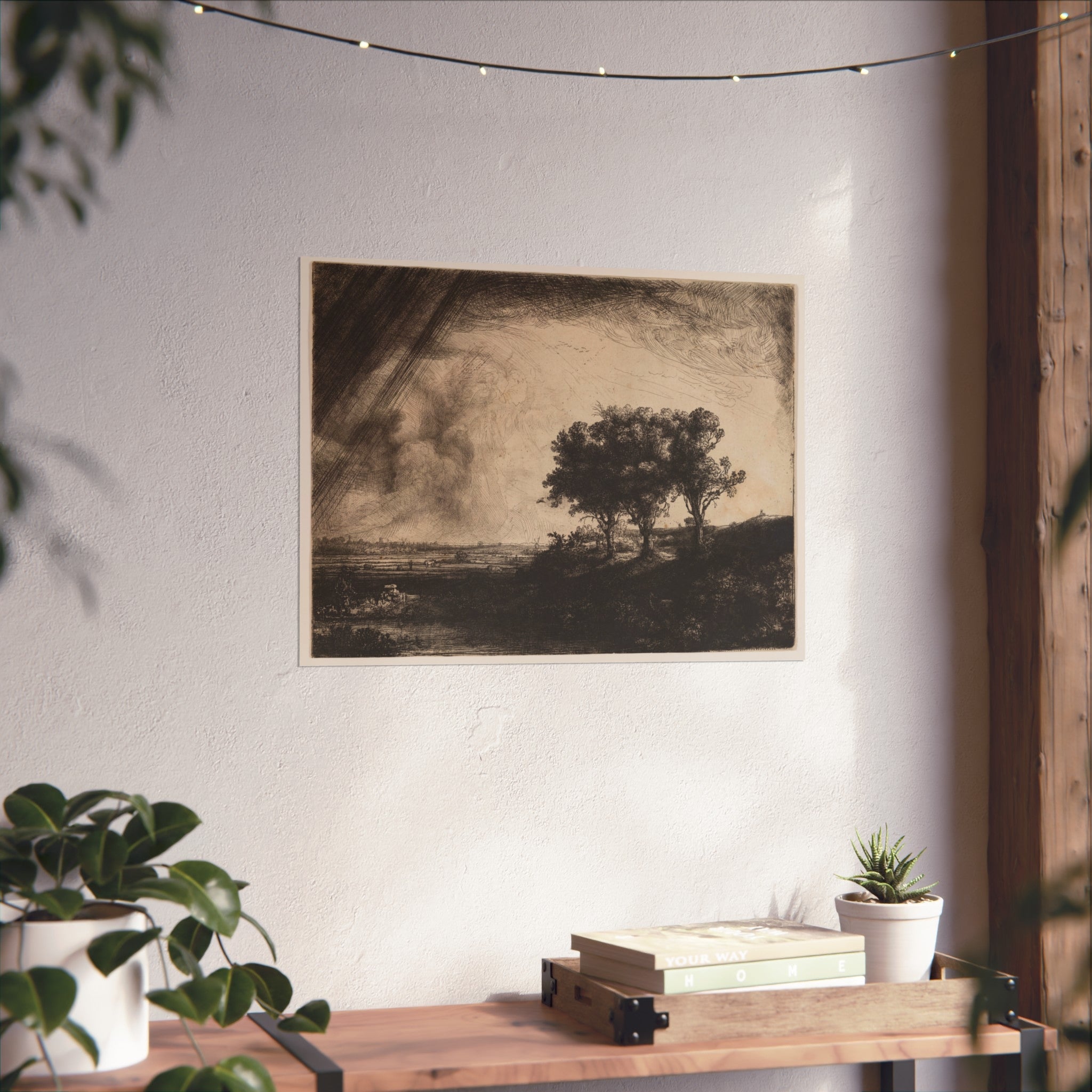 Rembrandt van Rijn - The Three Trees | Fine Art Poster