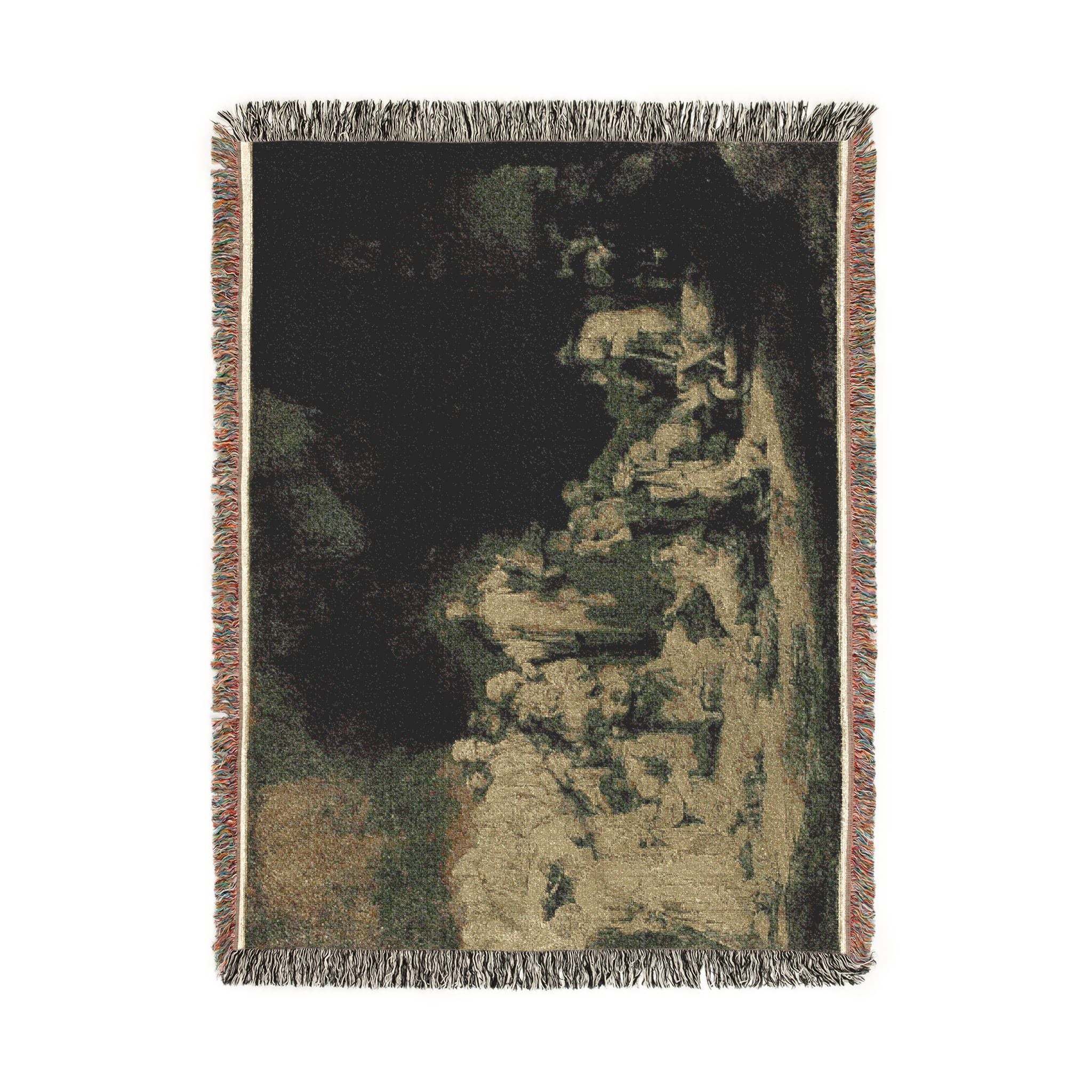 Rembrandt van Rijn - The Hundred Guilder Print | Woven Tapestry Blanket