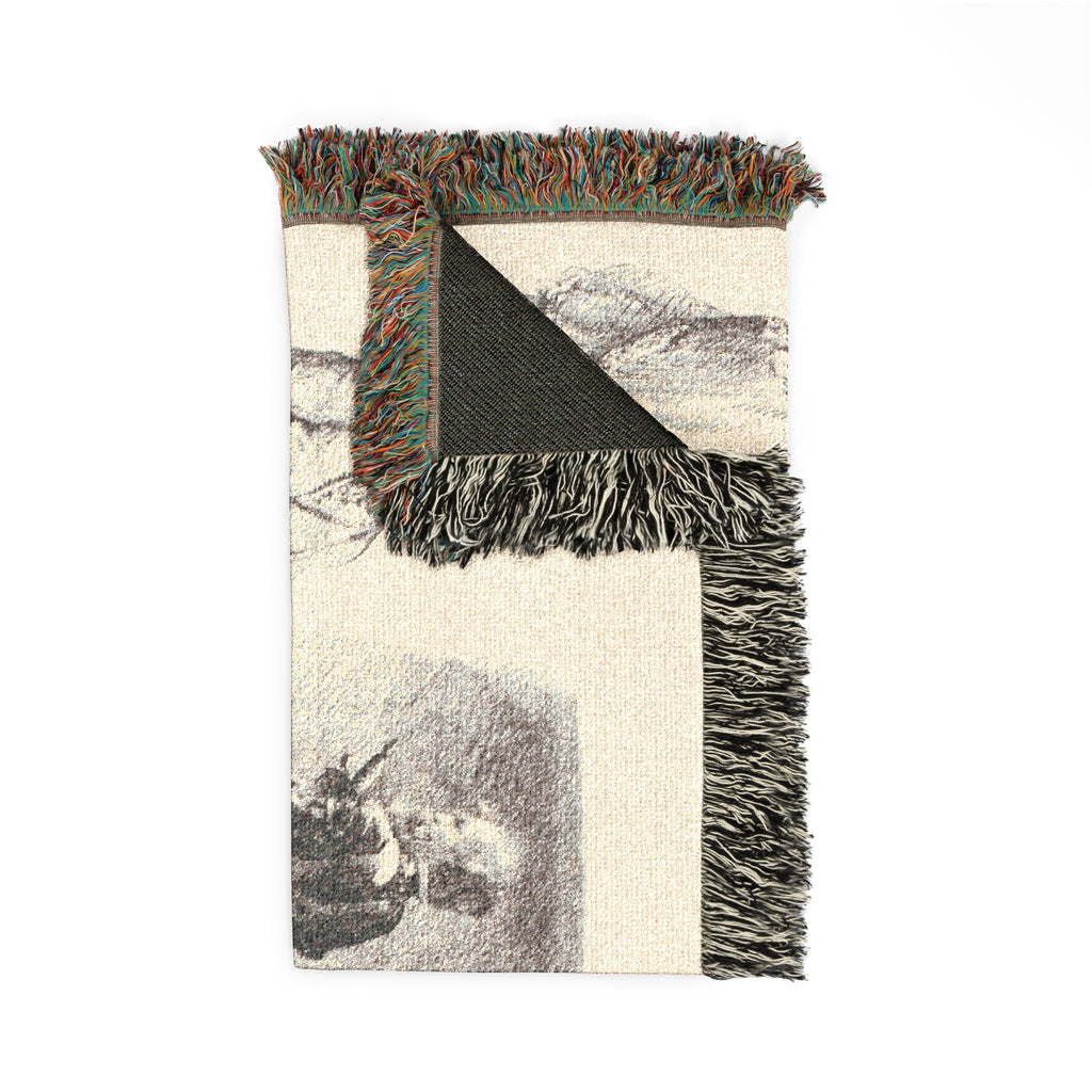 Eugène Delacroix - Sheet of Sketches | Woven Tapestry Blanket