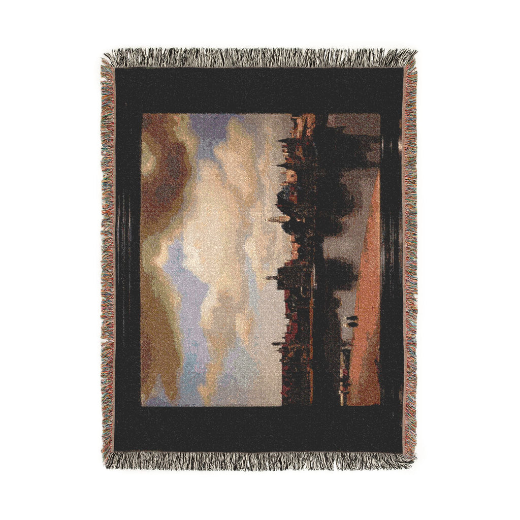 Johannes vermeer, veduta di delft, 1660-61 ca. 01 | Woven Tapestry Blanket