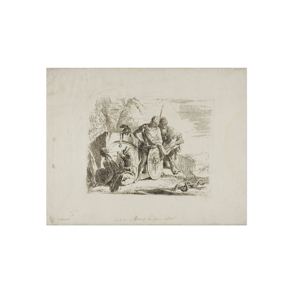Giovanni Battista Tiepolo - The Astrologer and the Young Soldier, from Capricci | Fine Art Poster