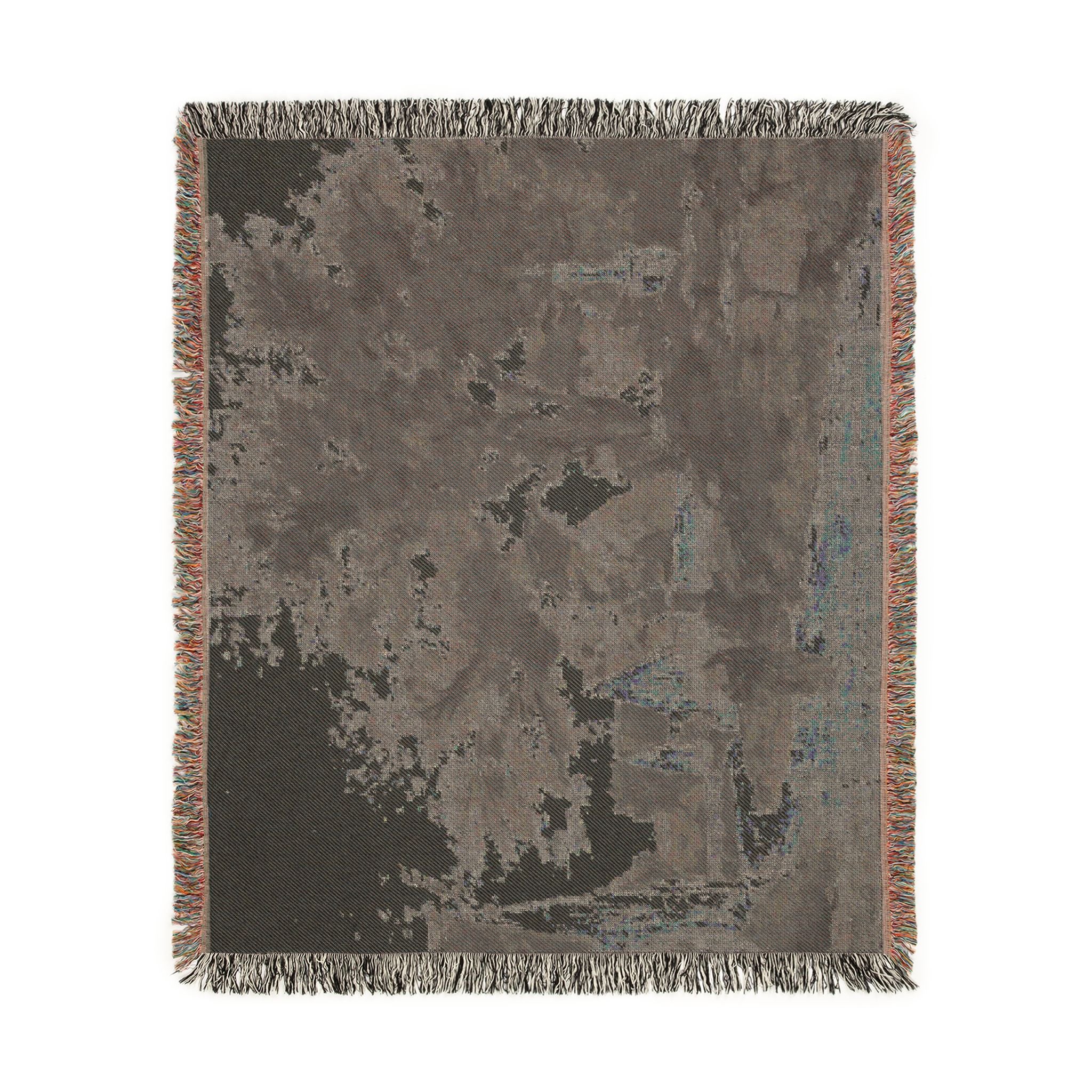 Charles François Daubigny - Village in Brittany | Woven Tapestry Blanket