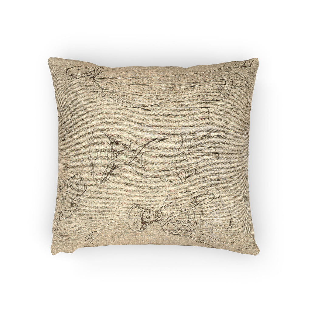 Eugène Delacroix - Sketches of Algerian Men | Woven Pillow