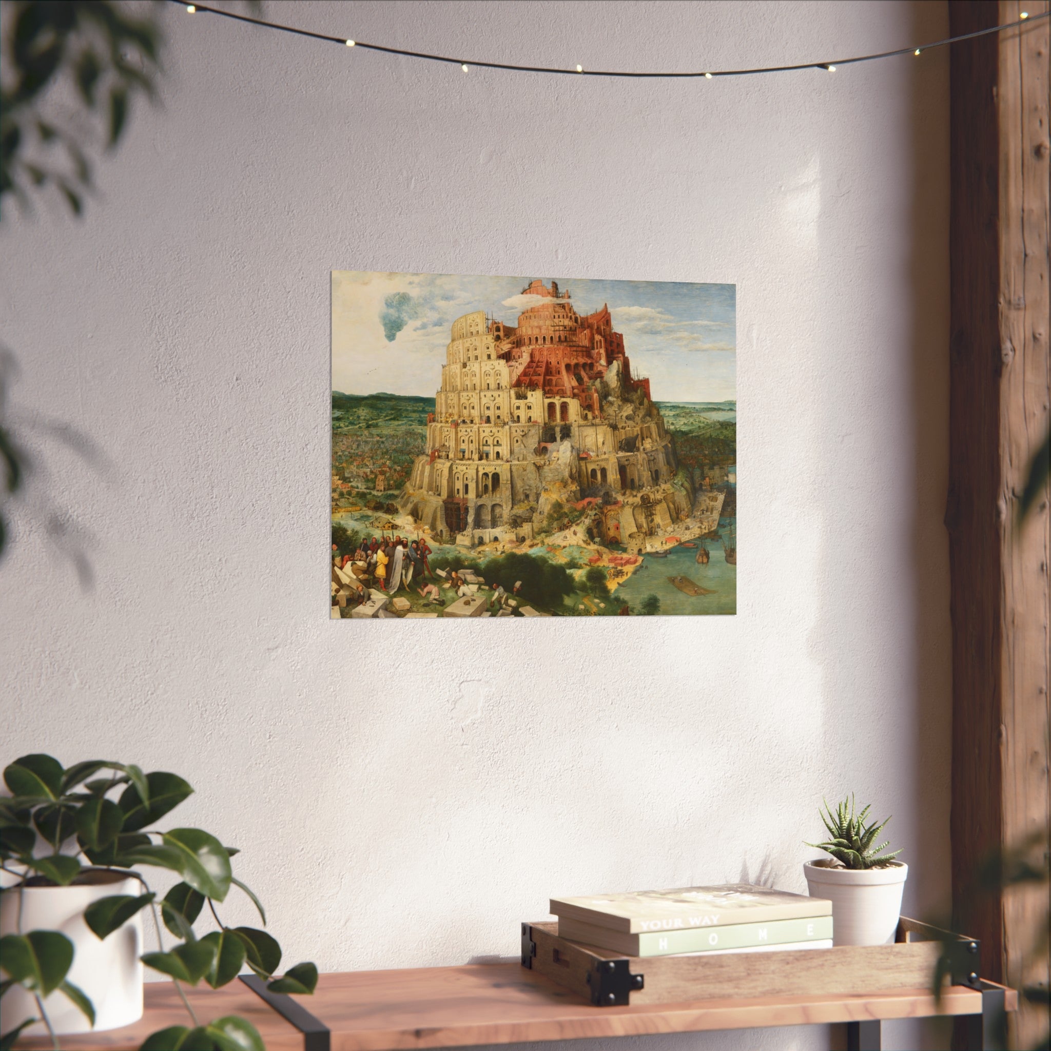 Pieter Bruegel the Elder - The Tower of Babel (Vienna) - Google Art Project - edited | Fine Art Poster