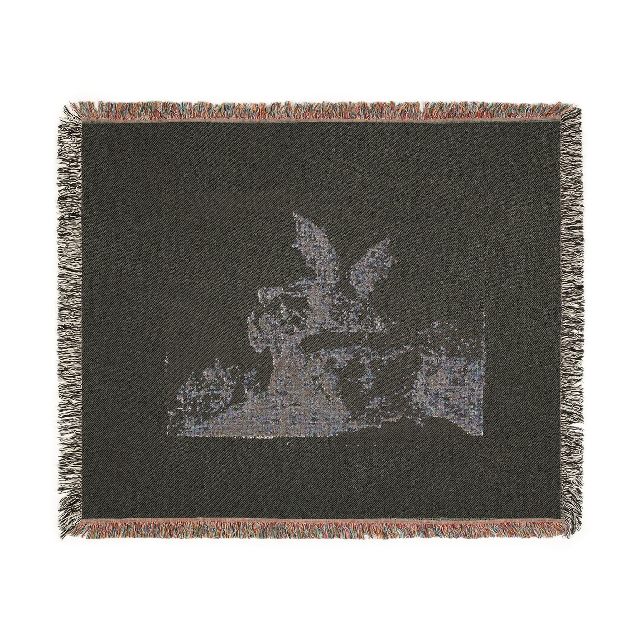Francisco José de Goya y Lucientes - Against the Common Good, plate 71 from The Disasters of War | Woven Tapestry Blanket