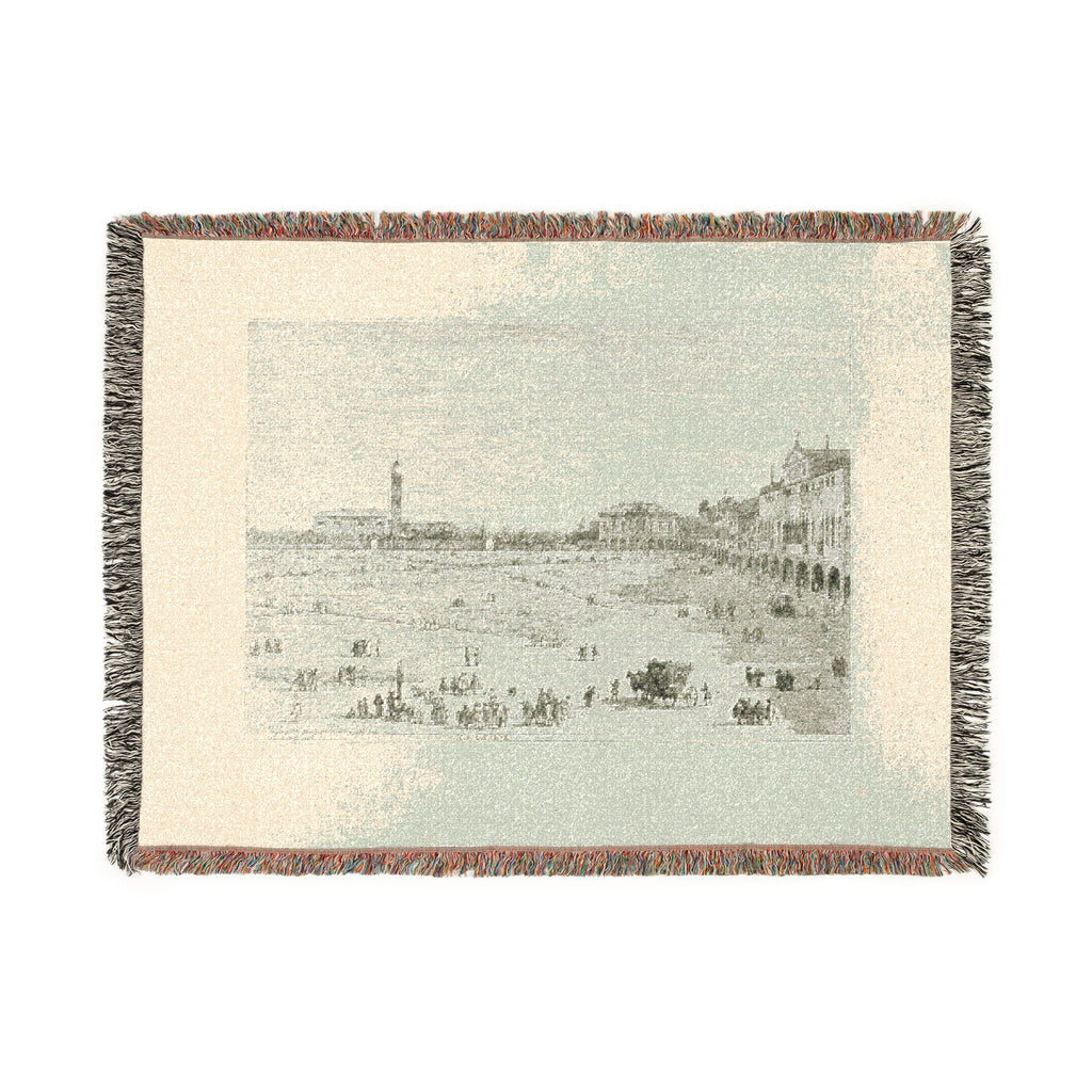 Canaletto - Prà della Valle, from Vedute | Woven Tapestry Blanket