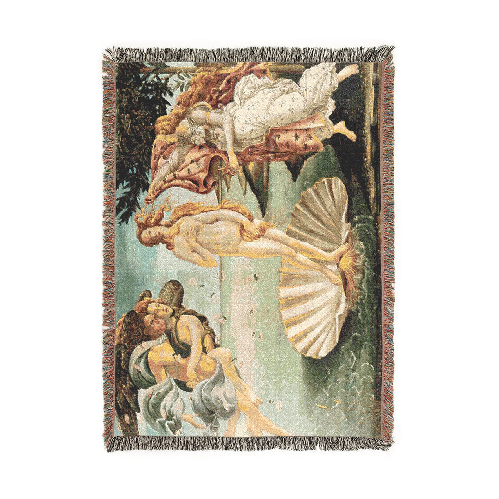 Sandro Botticelli - La nascita di Venere - Google Art Project - edited | Woven Tapestry Blanket