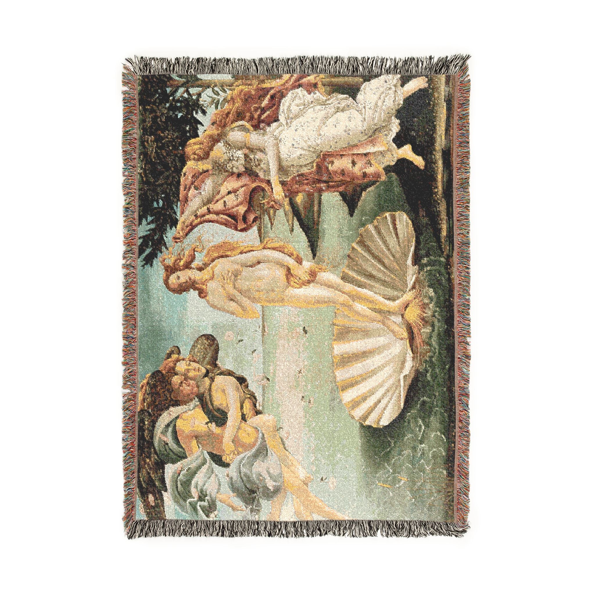 Sandro Botticelli - La nascita di Venere - Google Art Project - edited | Woven Tapestry Blanket