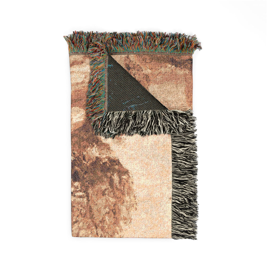 Claude Lorrain - A Rocky Hillside | Woven Tapestry Blanket