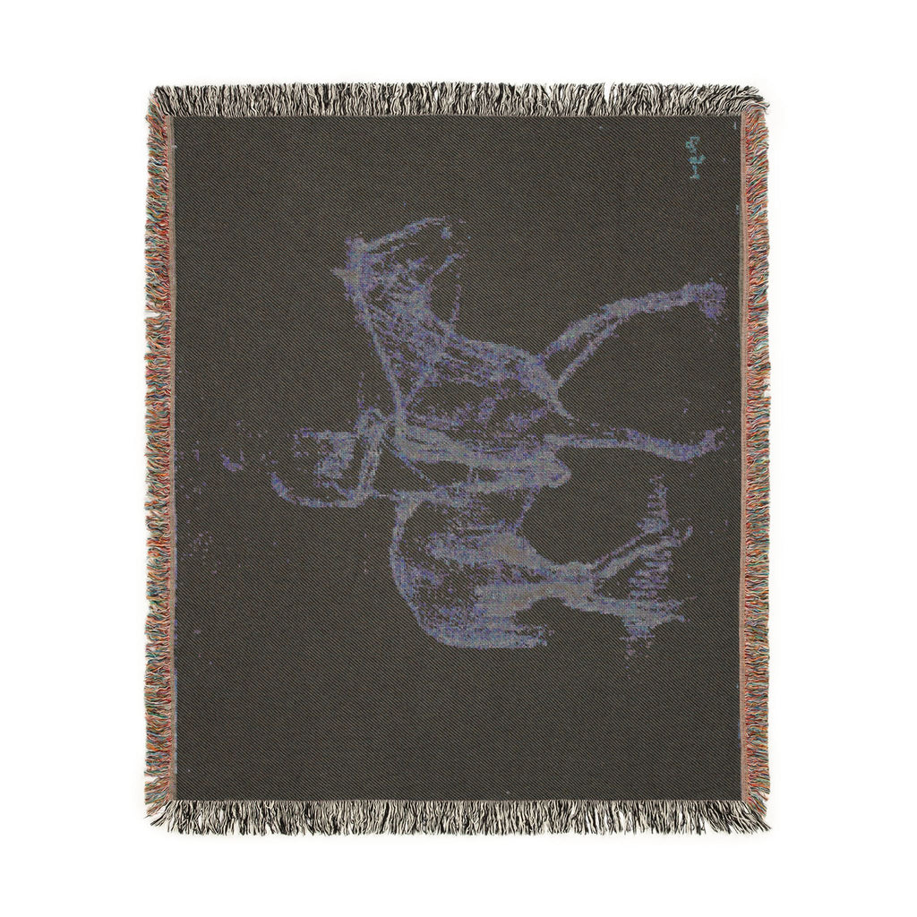 Hilaire Germain Edgar Degas - Horse and Rider | Woven Tapestry Blanket
