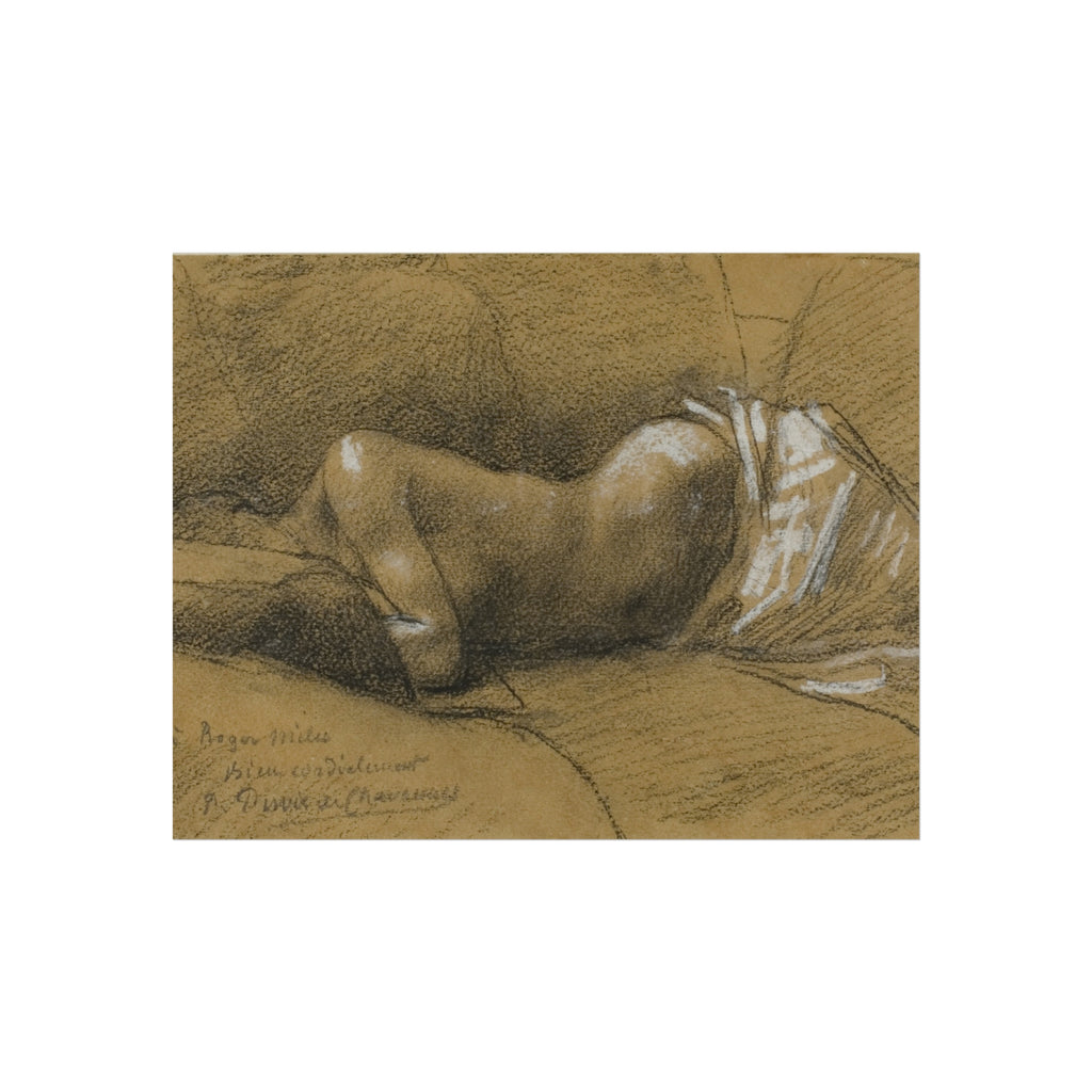 Pierre Puvis de Chavannes - Study of a Sleeping Woman | Fine Art Poster