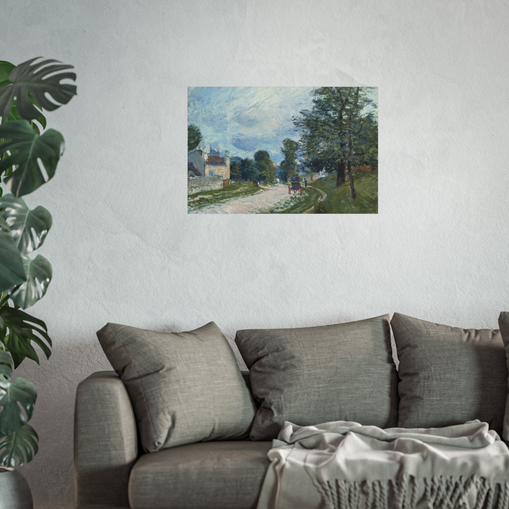 Alfred Sisley - A Turn in the Road | Fine Art Poster