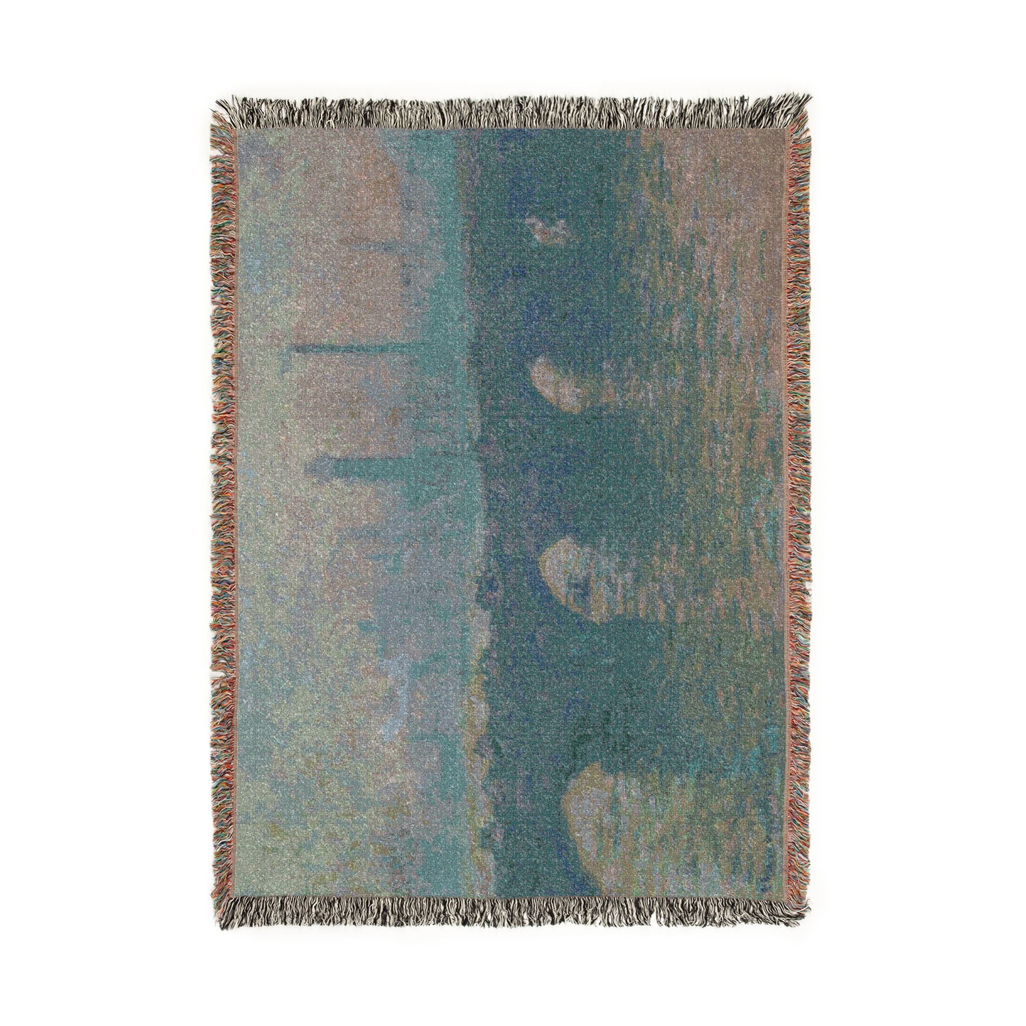 Claude Monet - Waterloo Bridge, Gray Weather | Woven Tapestry Blanket