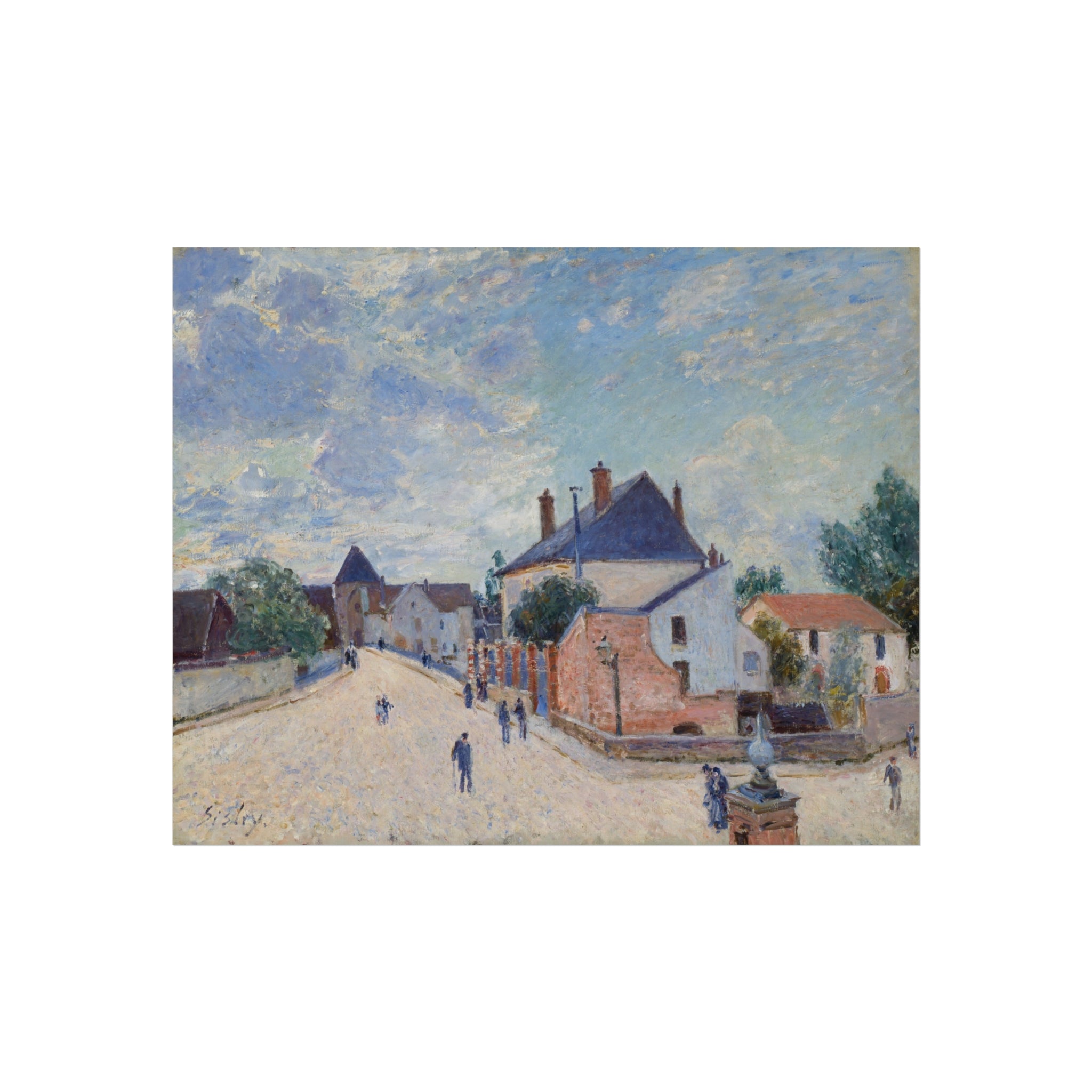 Street in Moret Alfred Sisley Fine Art Poster