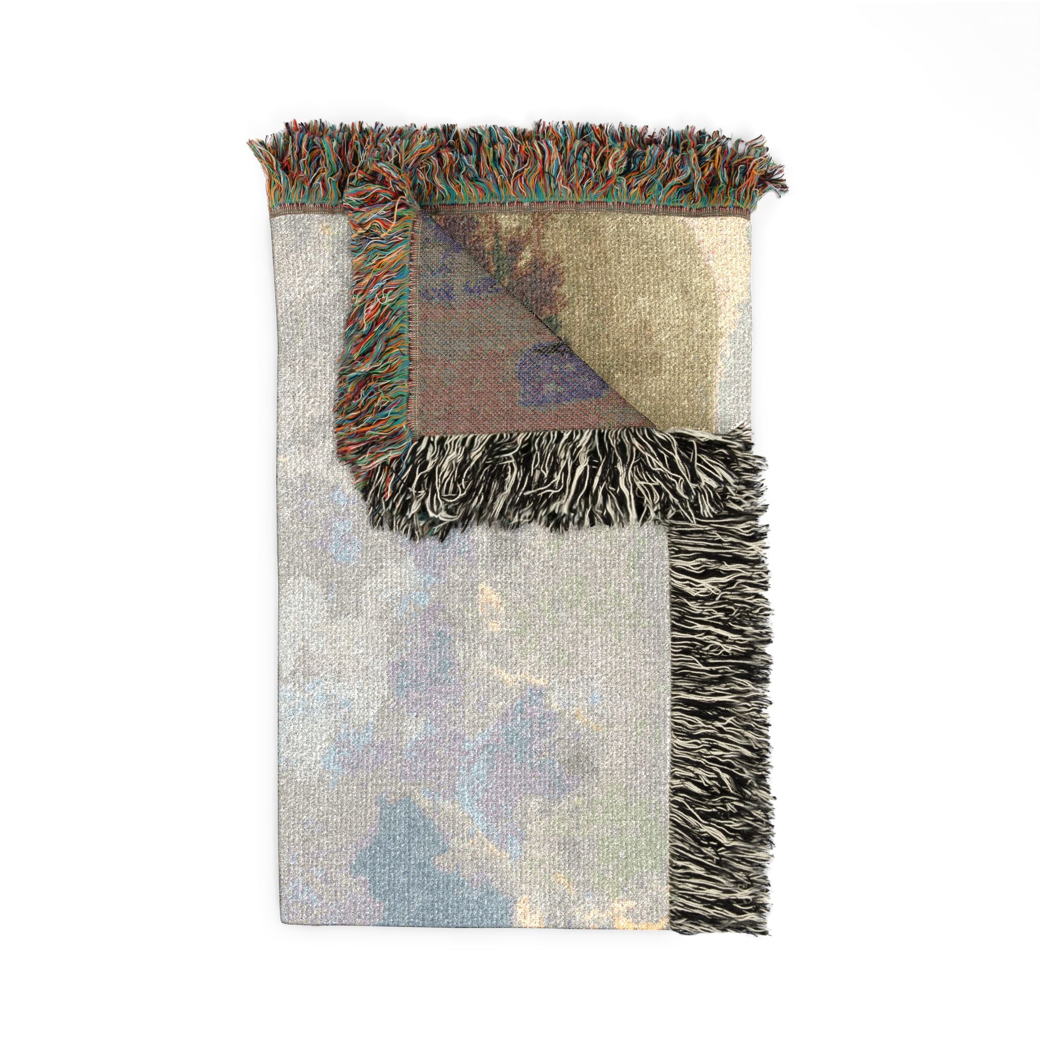 Aelbert Cuyp - Rivierlandschap met ruiters - Google Art Project | Woven Tapestry Blanket