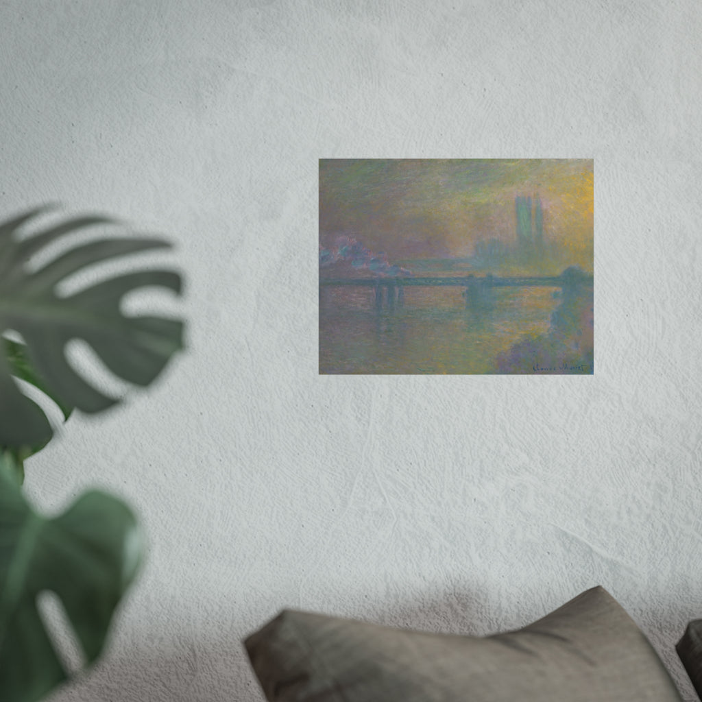 Claude Monet - Charing Cross Bridge, London | Fine Art Poster
