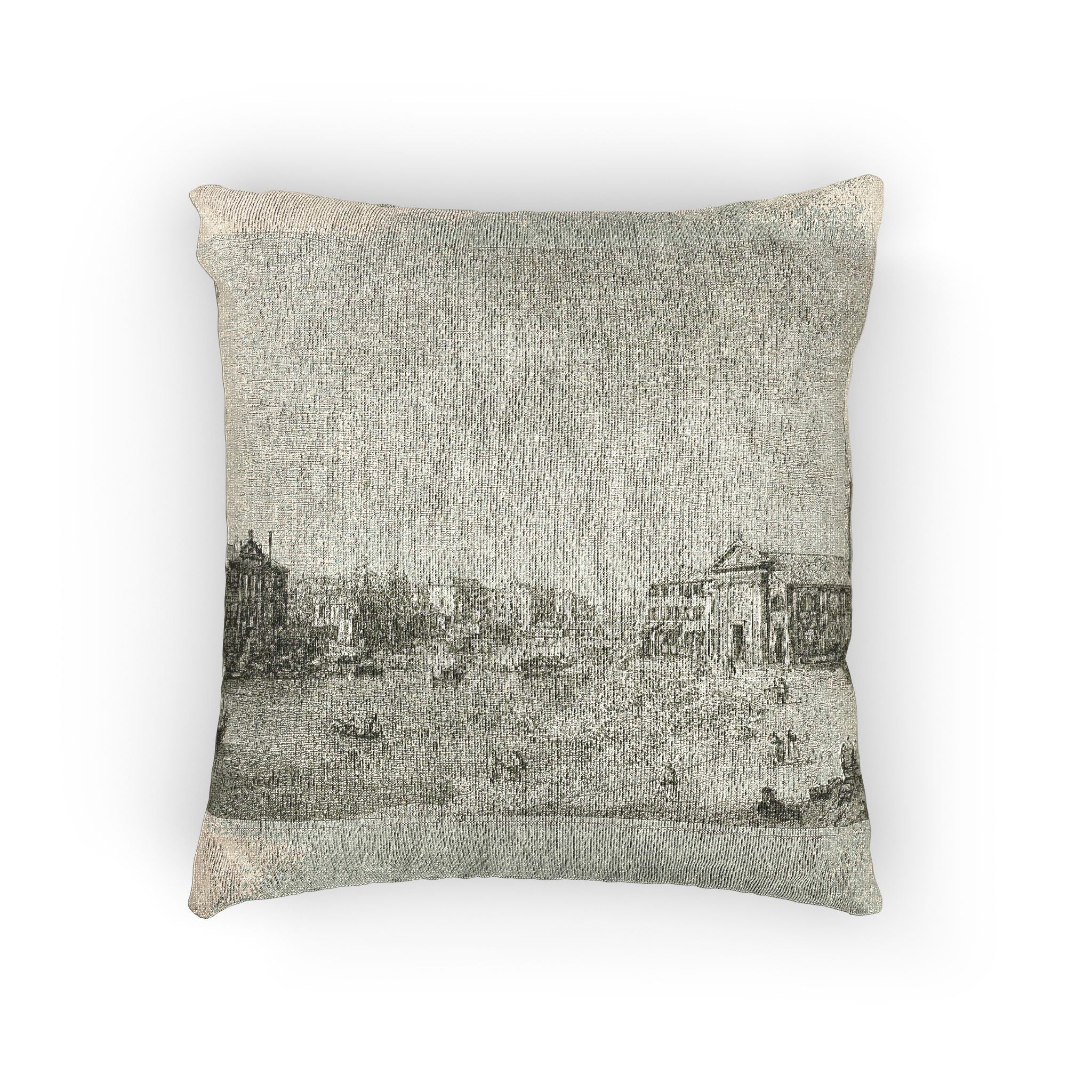 Canaletto - Al Dolo, from Vedute | Woven Pillow