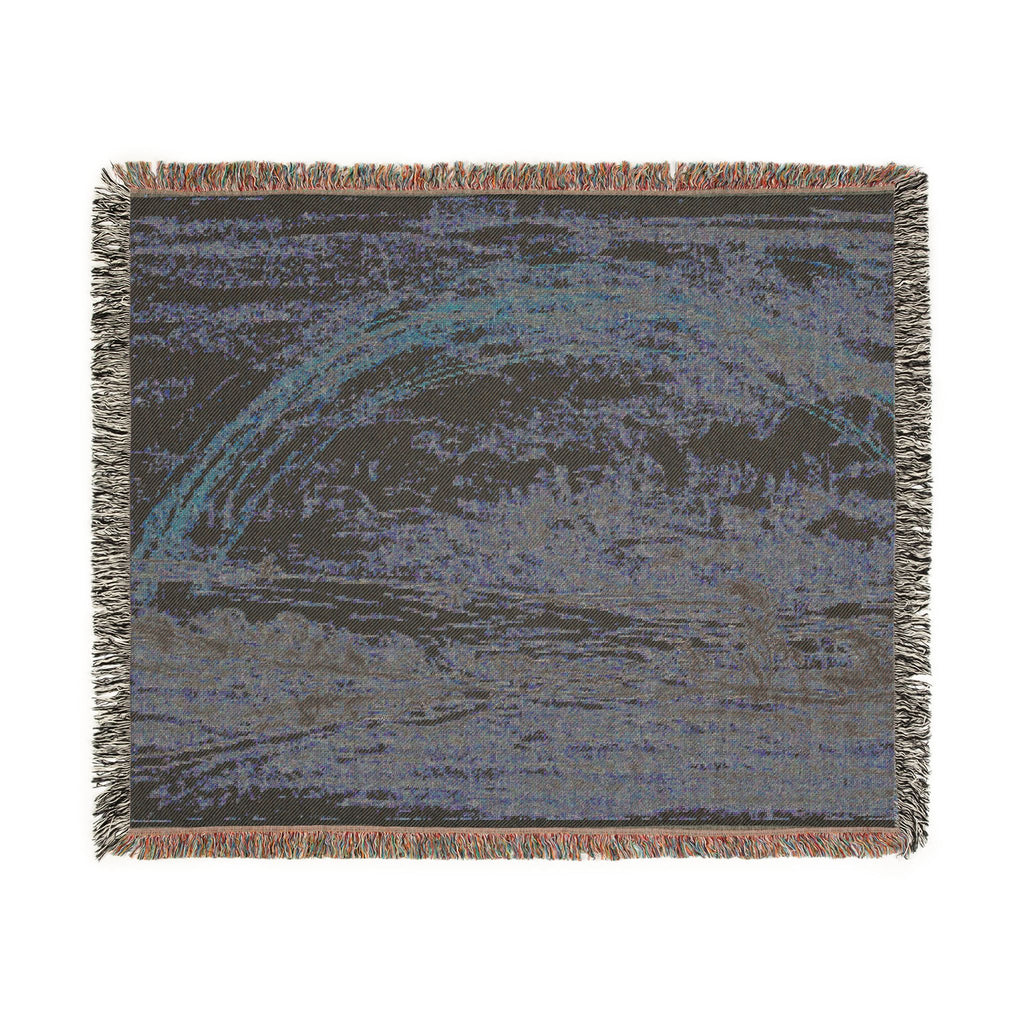 Charles François Daubigny - Landscape with a Rainbow | Woven Tapestry Blanket