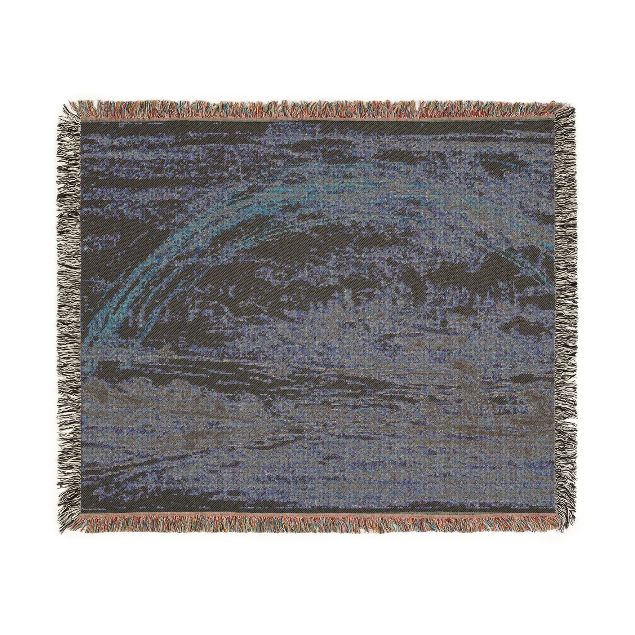 Charles François Daubigny - Landscape with a Rainbow | Woven Tapestry Blanket