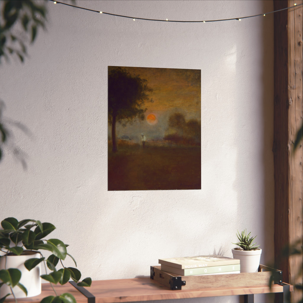 George Inness - Moonrise | Fine Art Poster