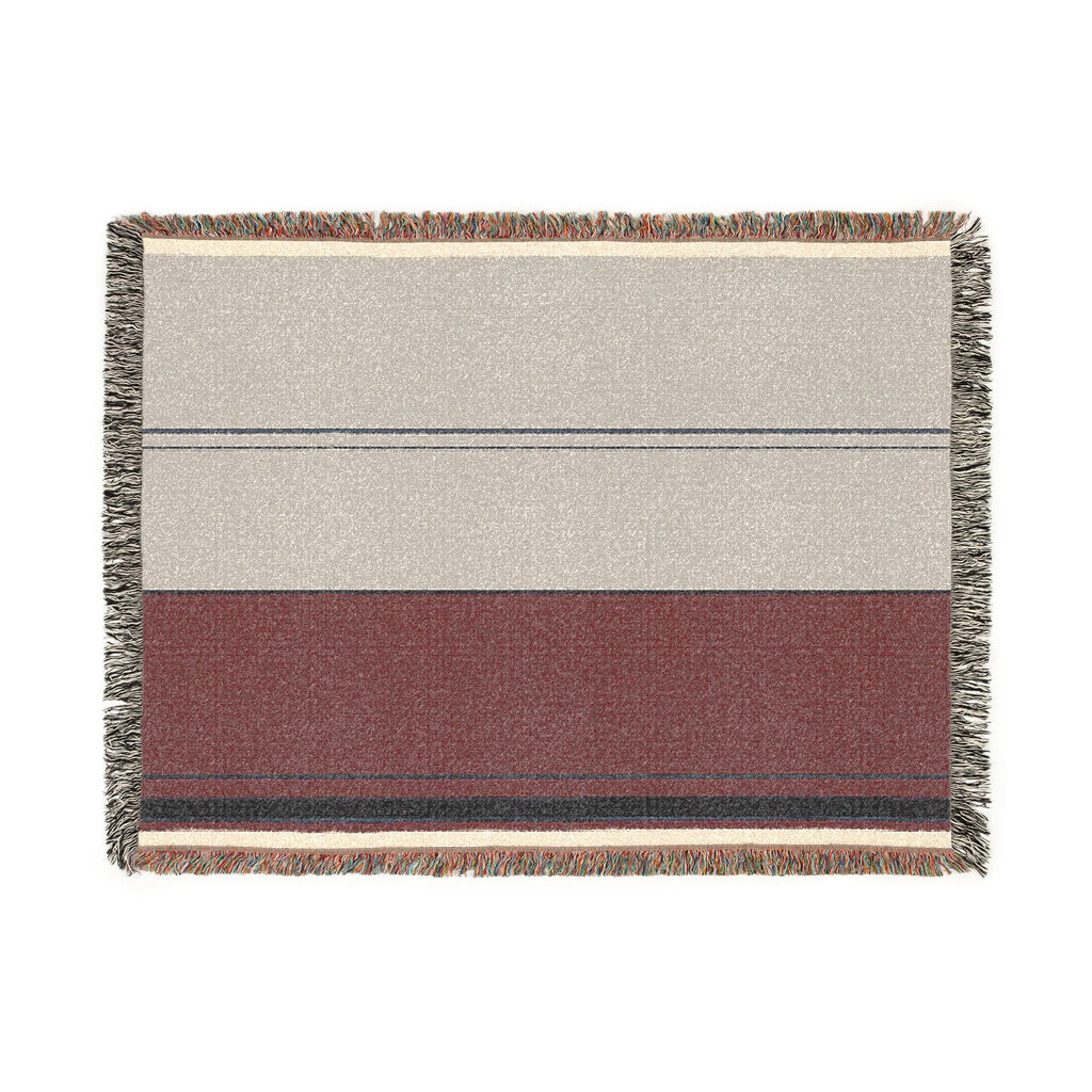 Orchard Throw — Stone · Fig · Slate