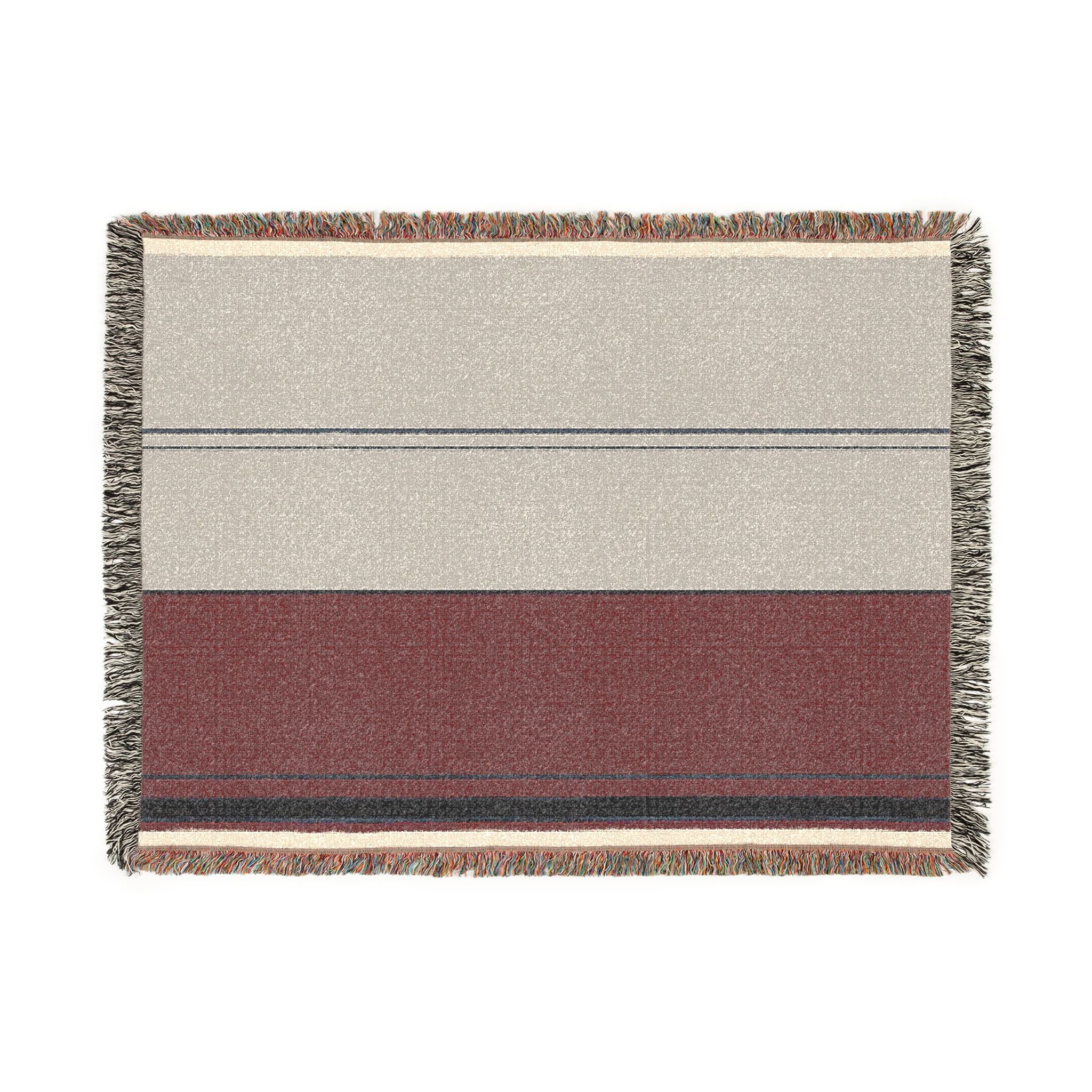 Orchard Throw — Stone · Fig · Slate