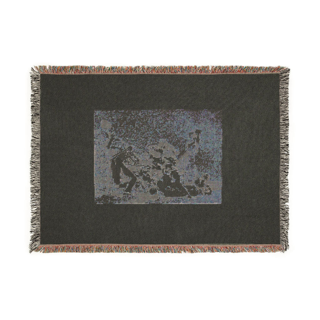 Francisco José de Goya y Lucientes - And they are like wild beasts, plate five from The Disasters of War | Woven Tapestry Blanket