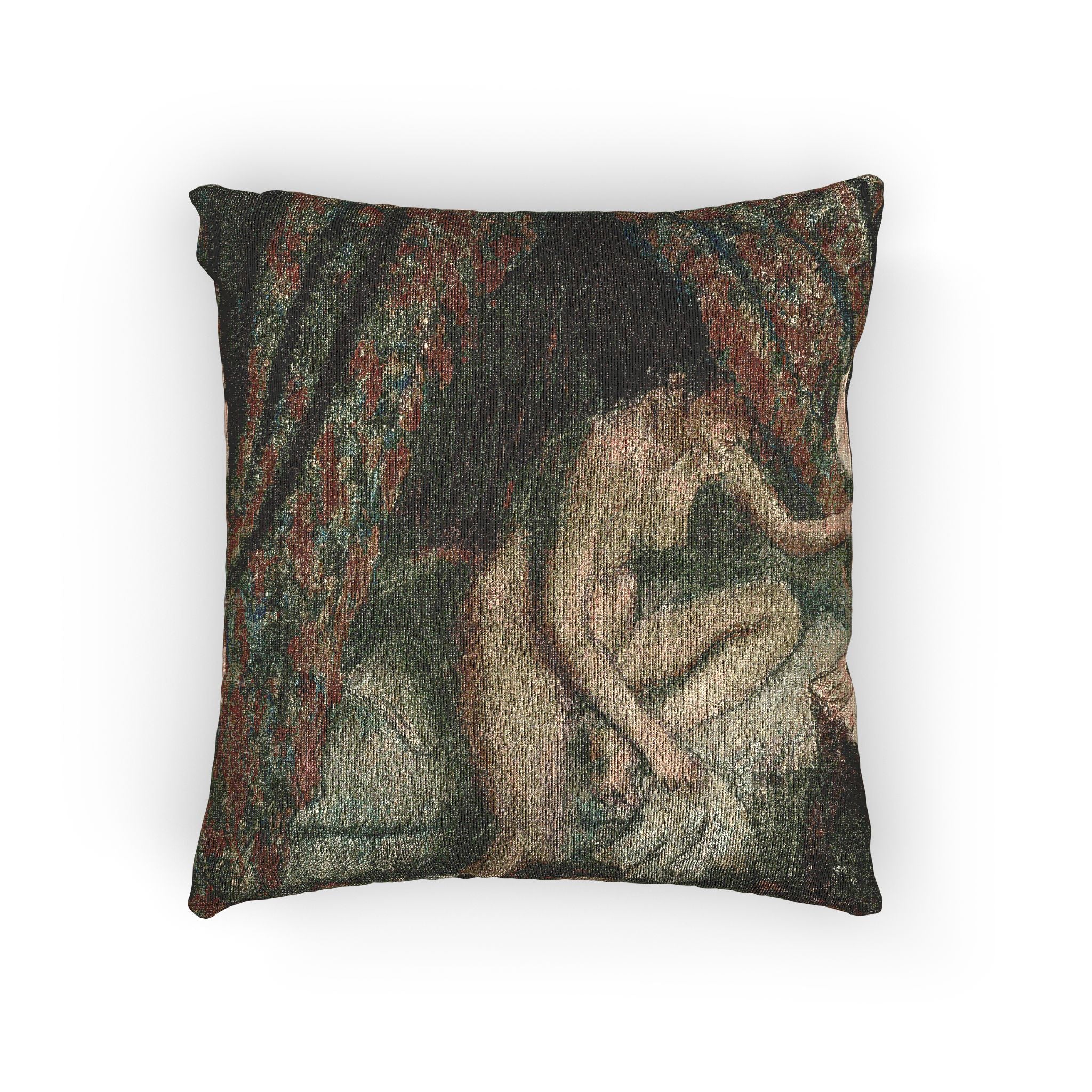 Hilaire Germain Edgar Degas - Retiring | Woven Pillow