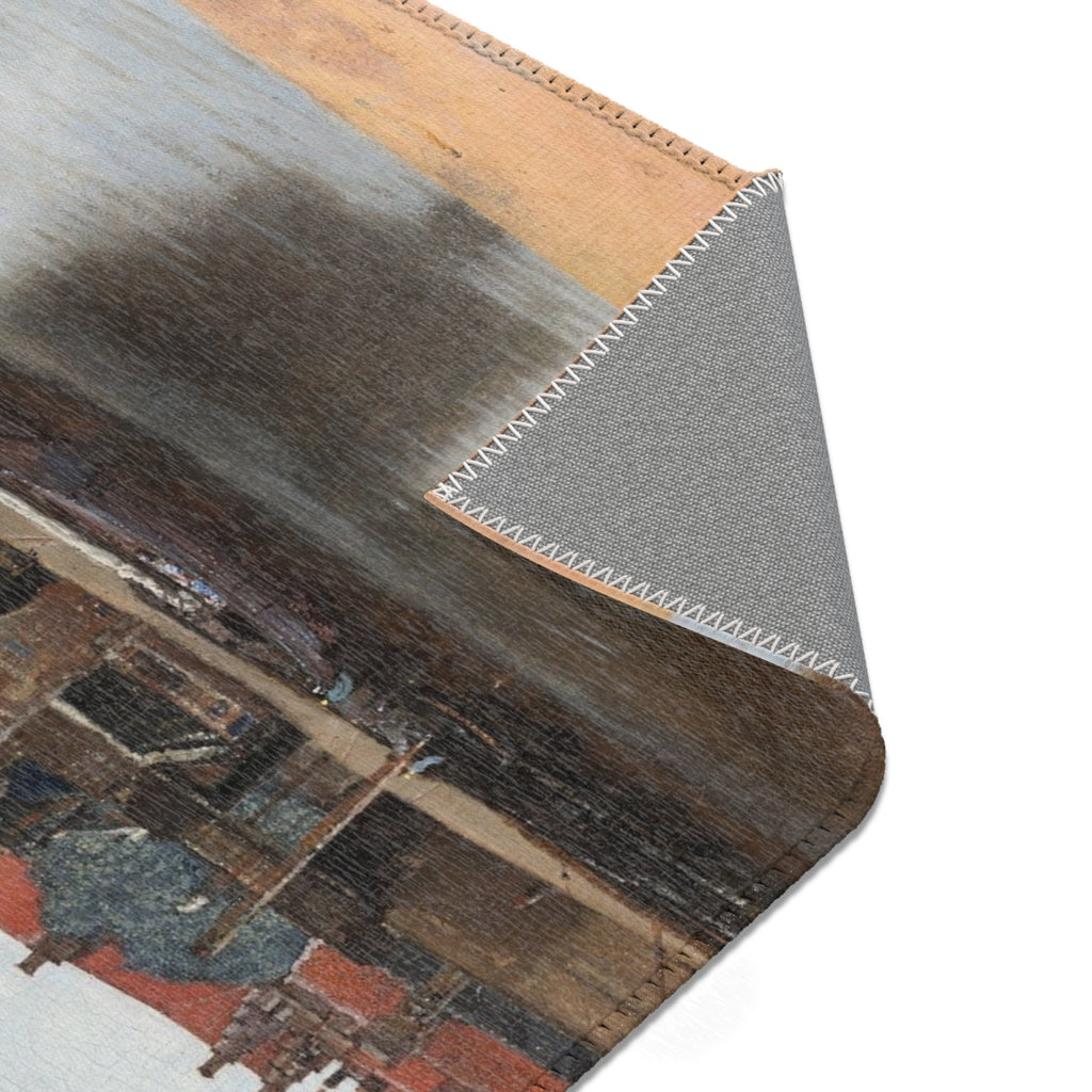 Johannes Vermeer - View of Delft - 92 - Mauritshuis | Area Rug